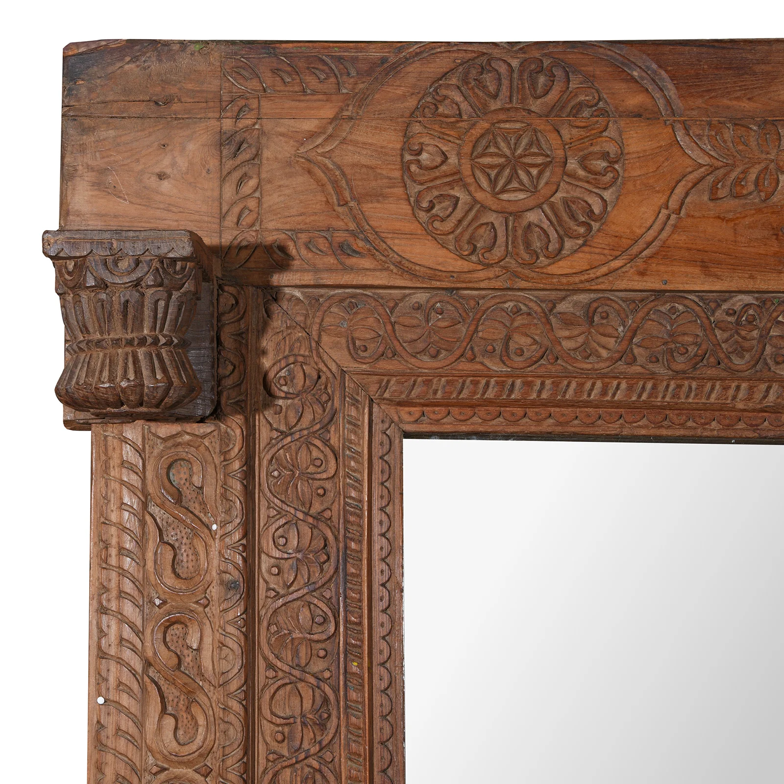 Indian Large Ganesh Mirror From Andhra Pradesh - 19th Century - Image 3