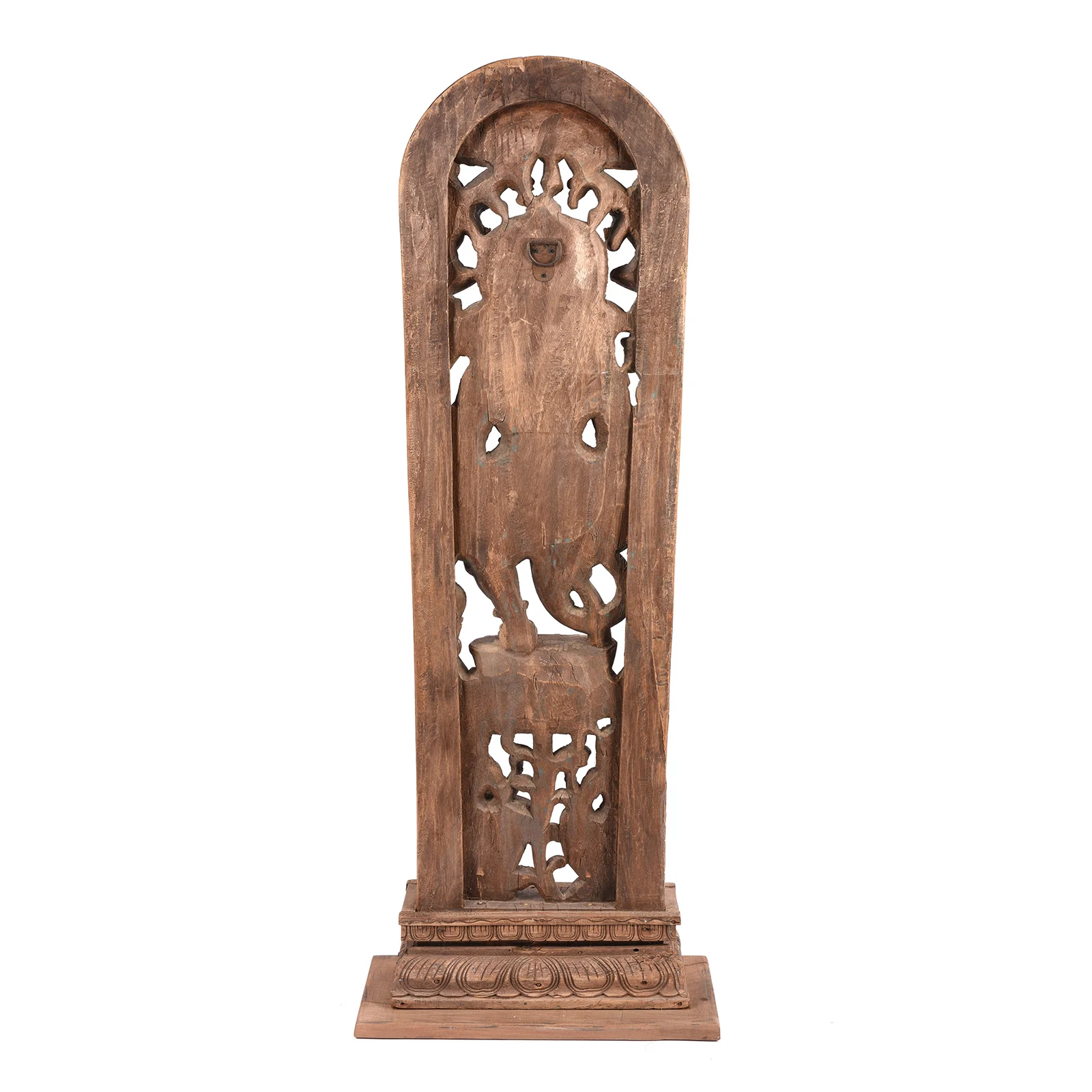 Carved Wood Ganesha Statue From Tamil Nadu - Image 11