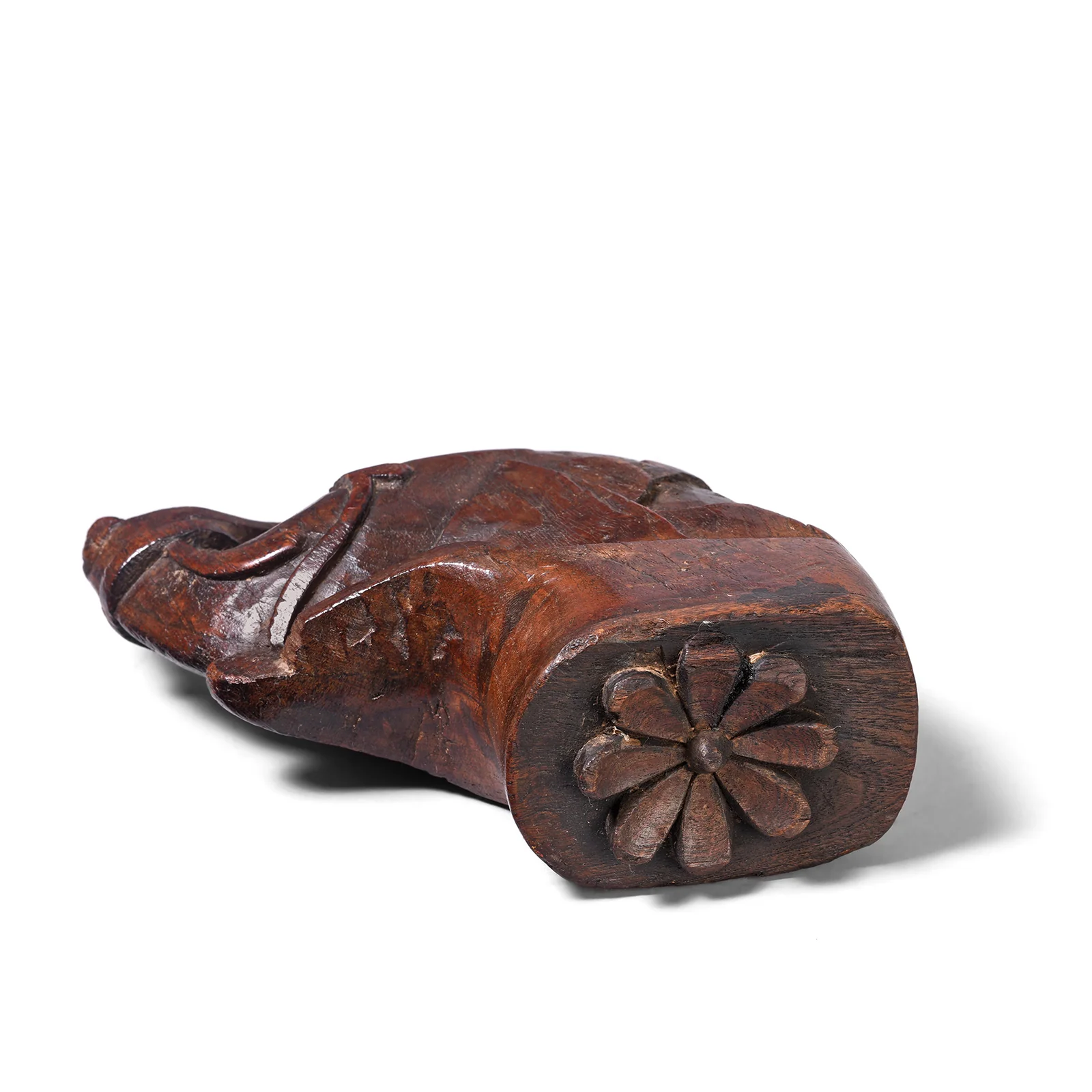 Carved Teak Horse Peg From Gujarat - 19th Century - Image 3
