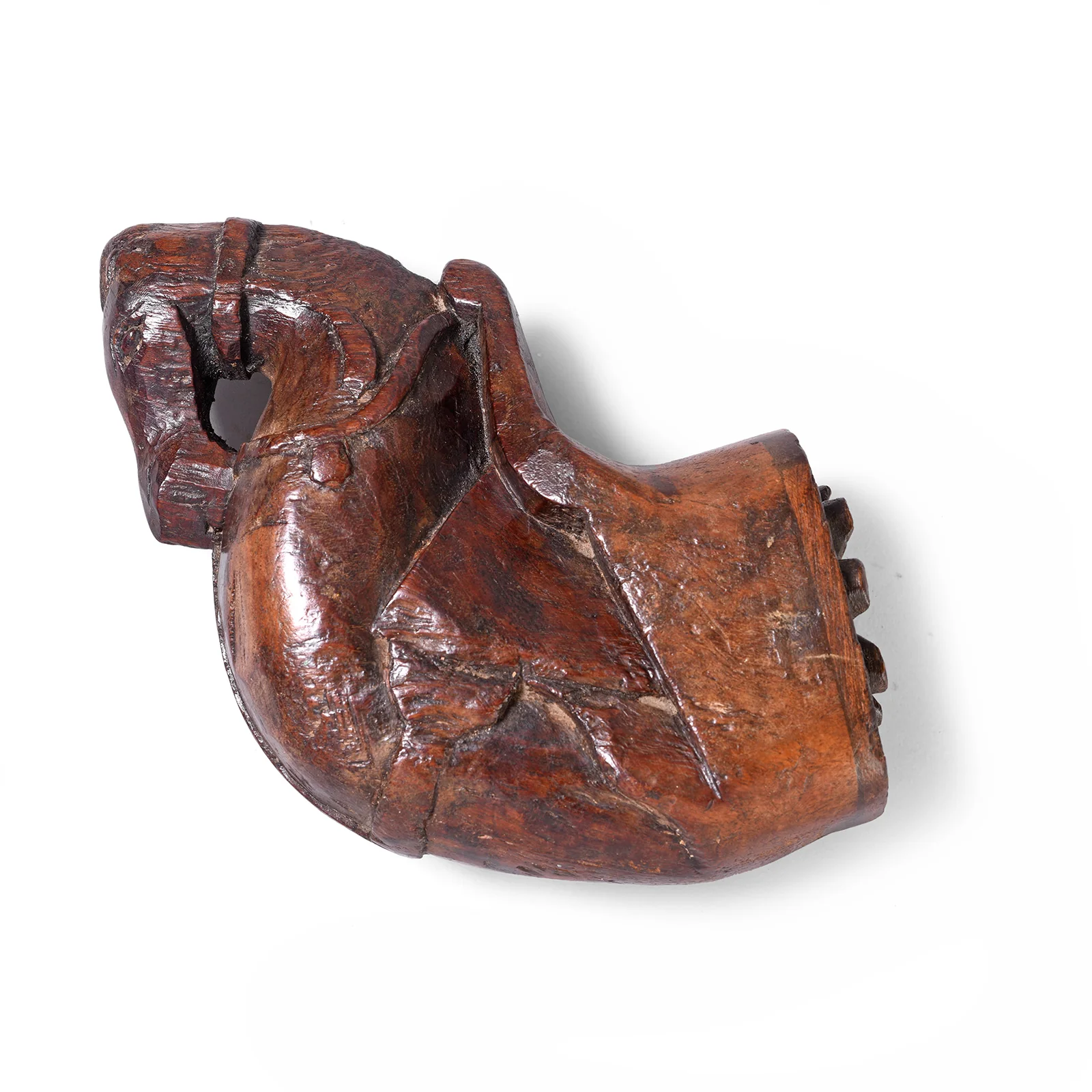 Carved Teak Horse Peg From Gujarat - 19th Century - Image 4