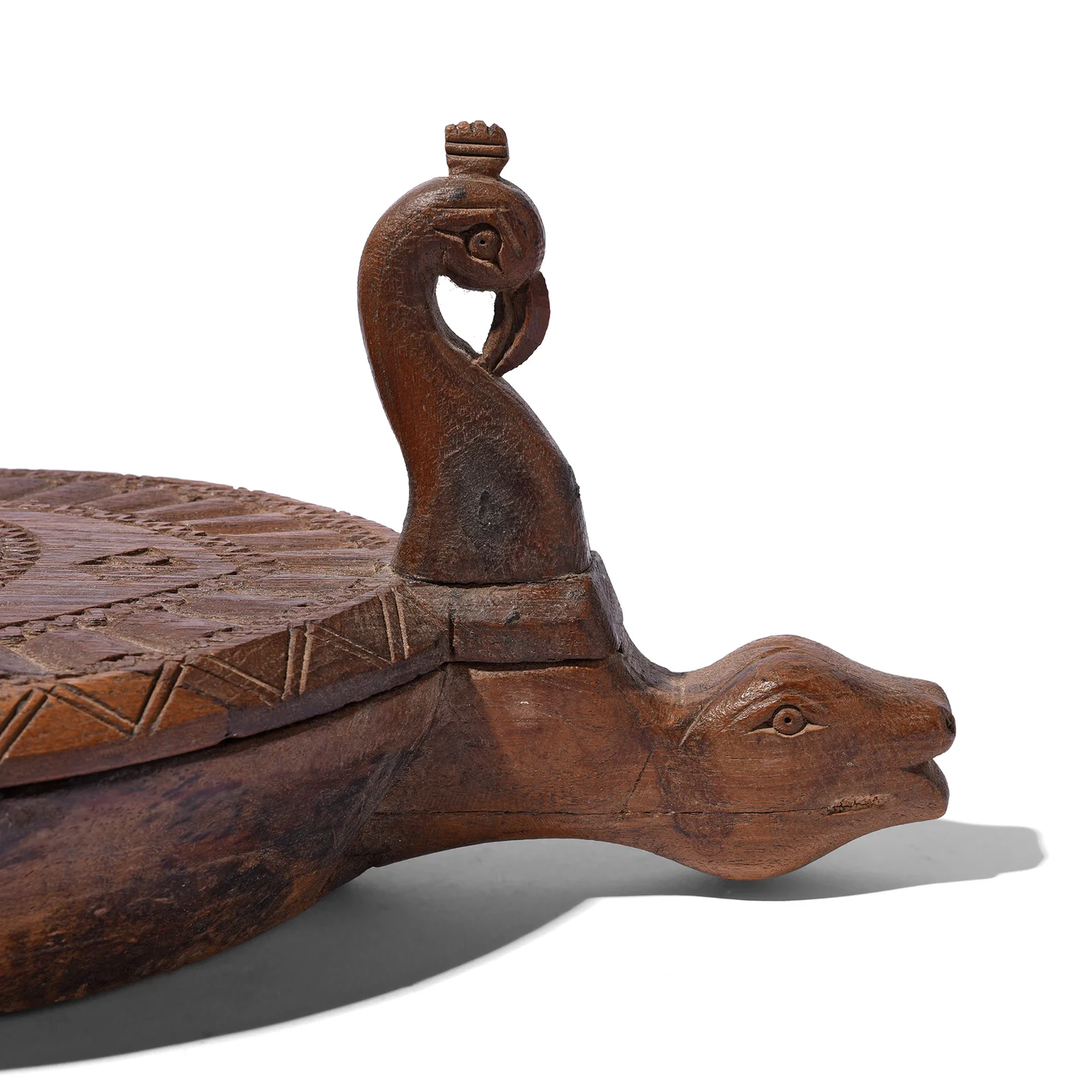Carved Teak Masala Box From Banswara - Ca 1920 - Image 4