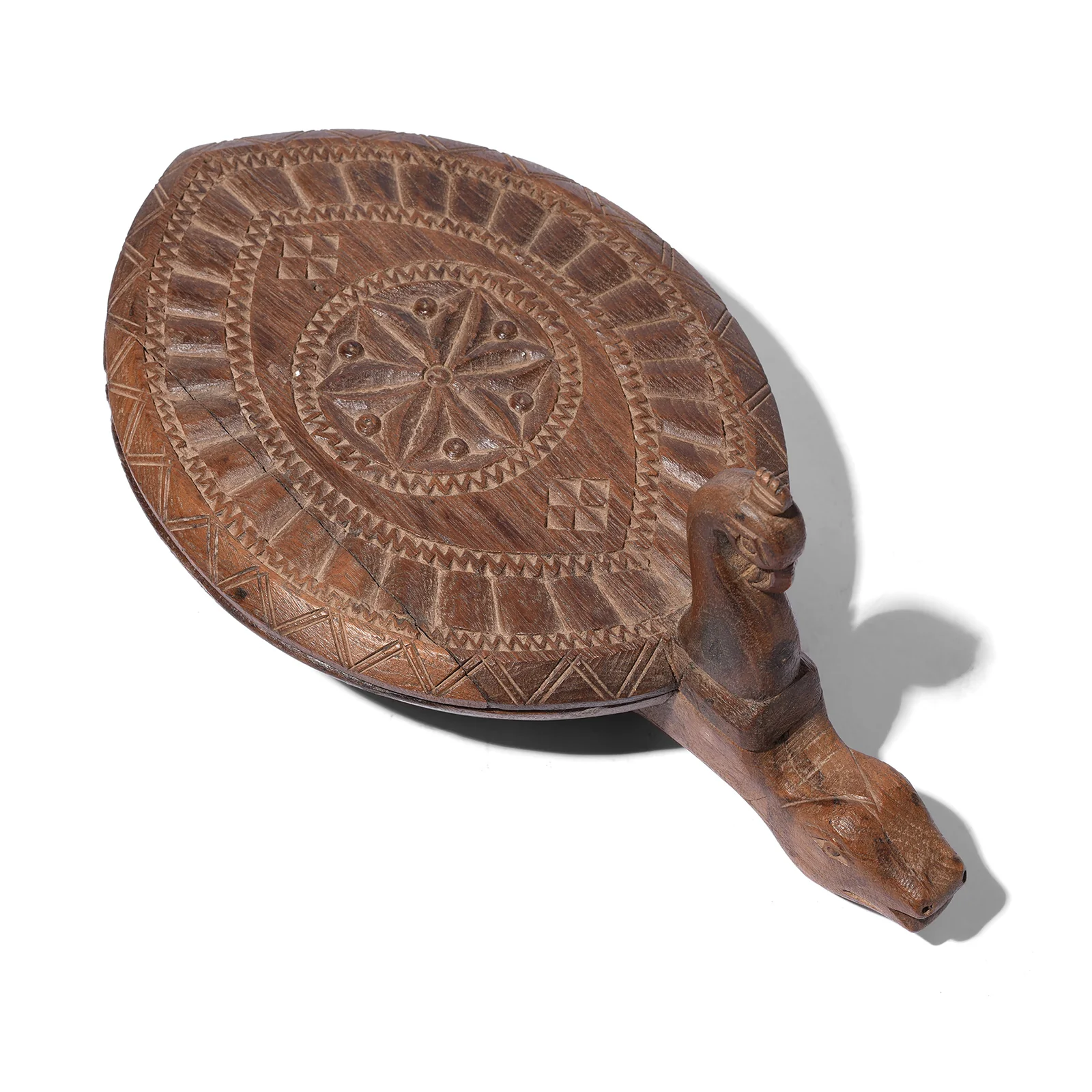 Carved Teak Masala Box From Banswara - Ca 1920 - Image 5