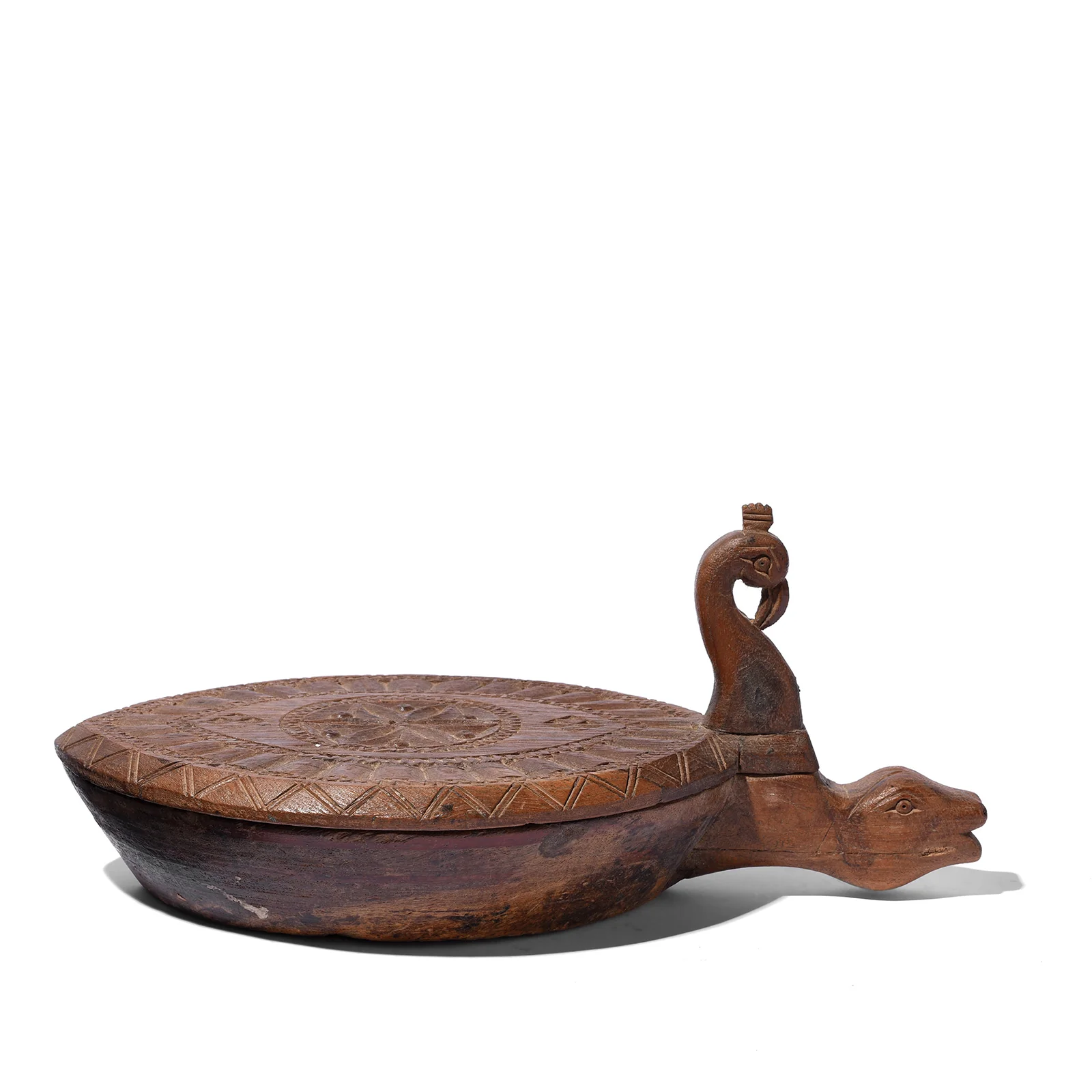 Carved Teak Masala Box From Banswara - Ca 1920 - Image 6