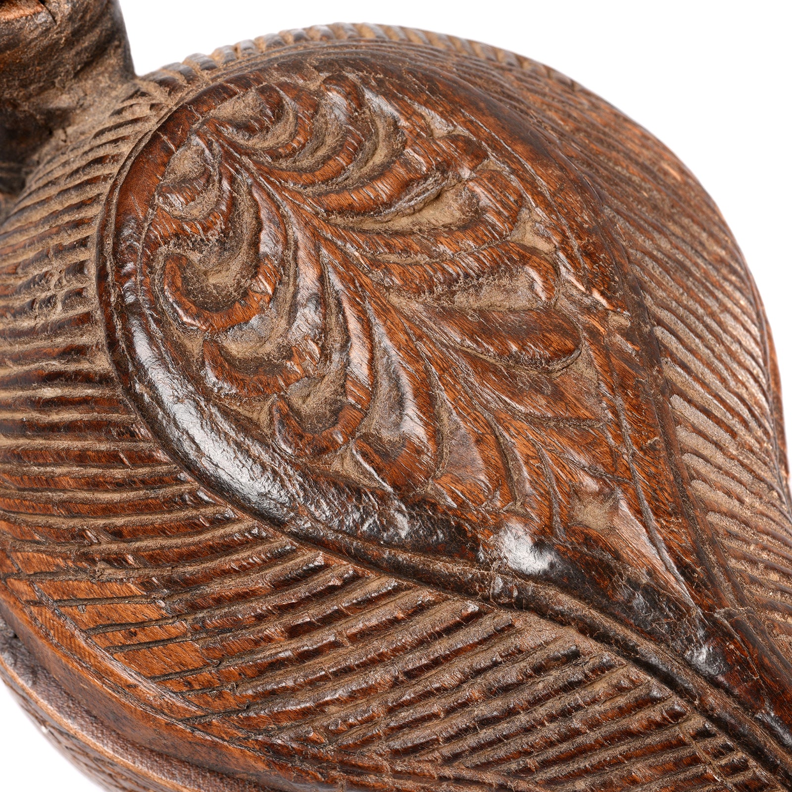 Carved Teakwood Tikka Box From Banswara - 19th Century - Image 2