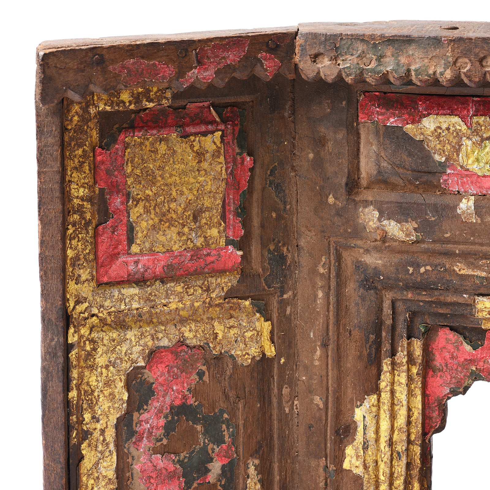 Carved Teak Votive Panel From Andhra Pradesh - Ca 1920's - Image 2