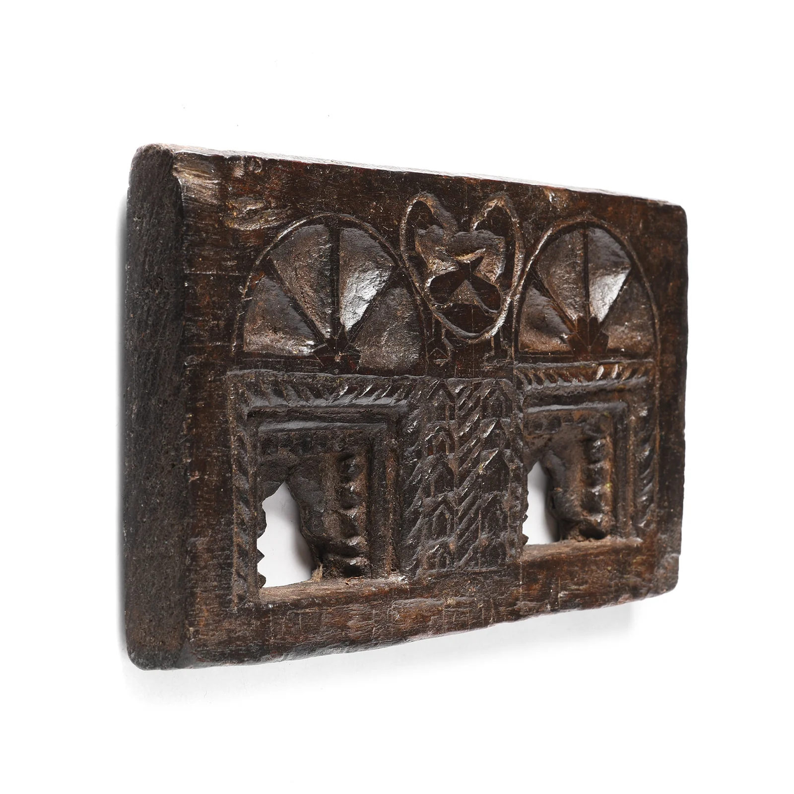 Carved Jackfruit Votive Panel From Andhra Pradesh - Ca 1900 - Image 2