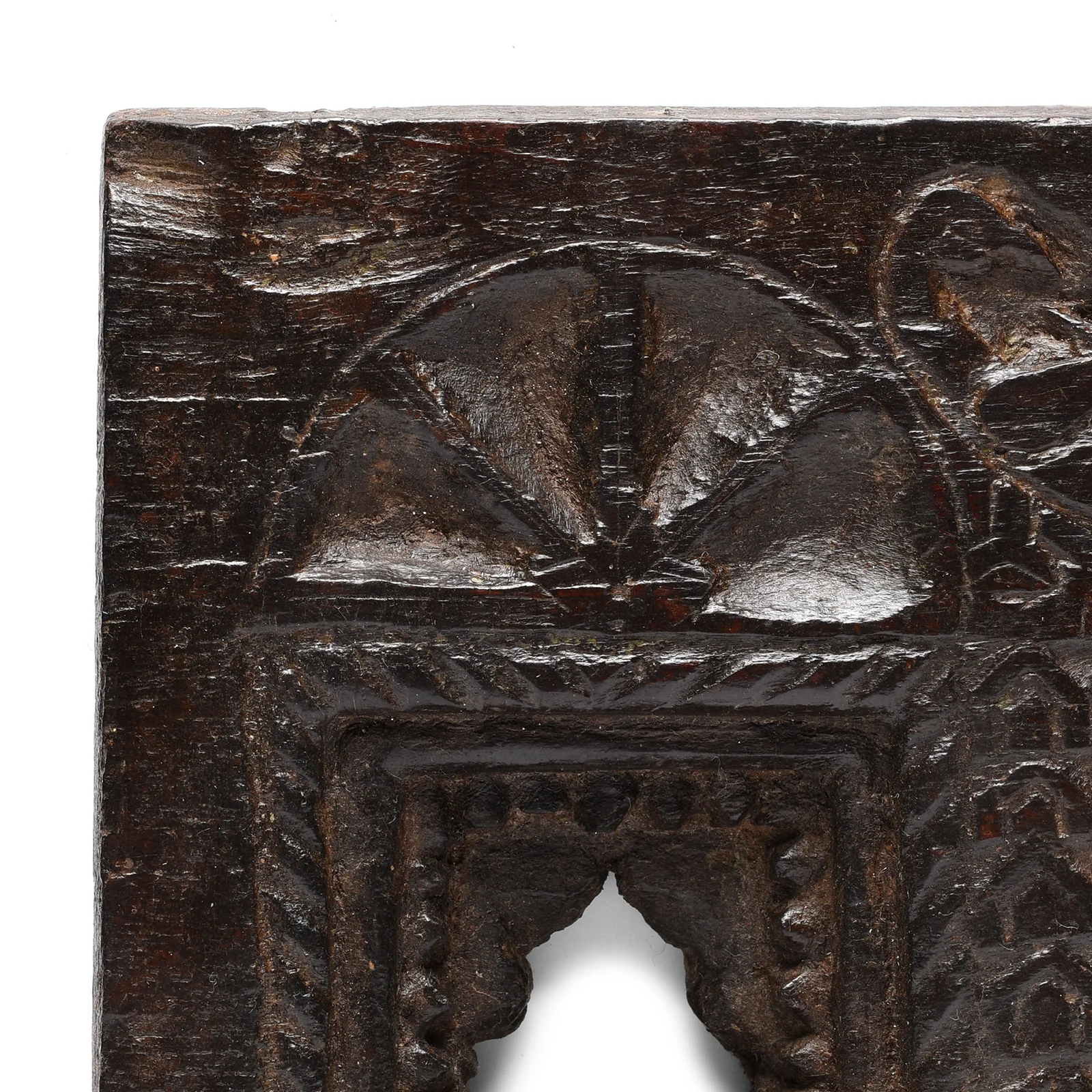 Carved Jackfruit Votive Panel From Andhra Pradesh - Ca 1900 - Image 3