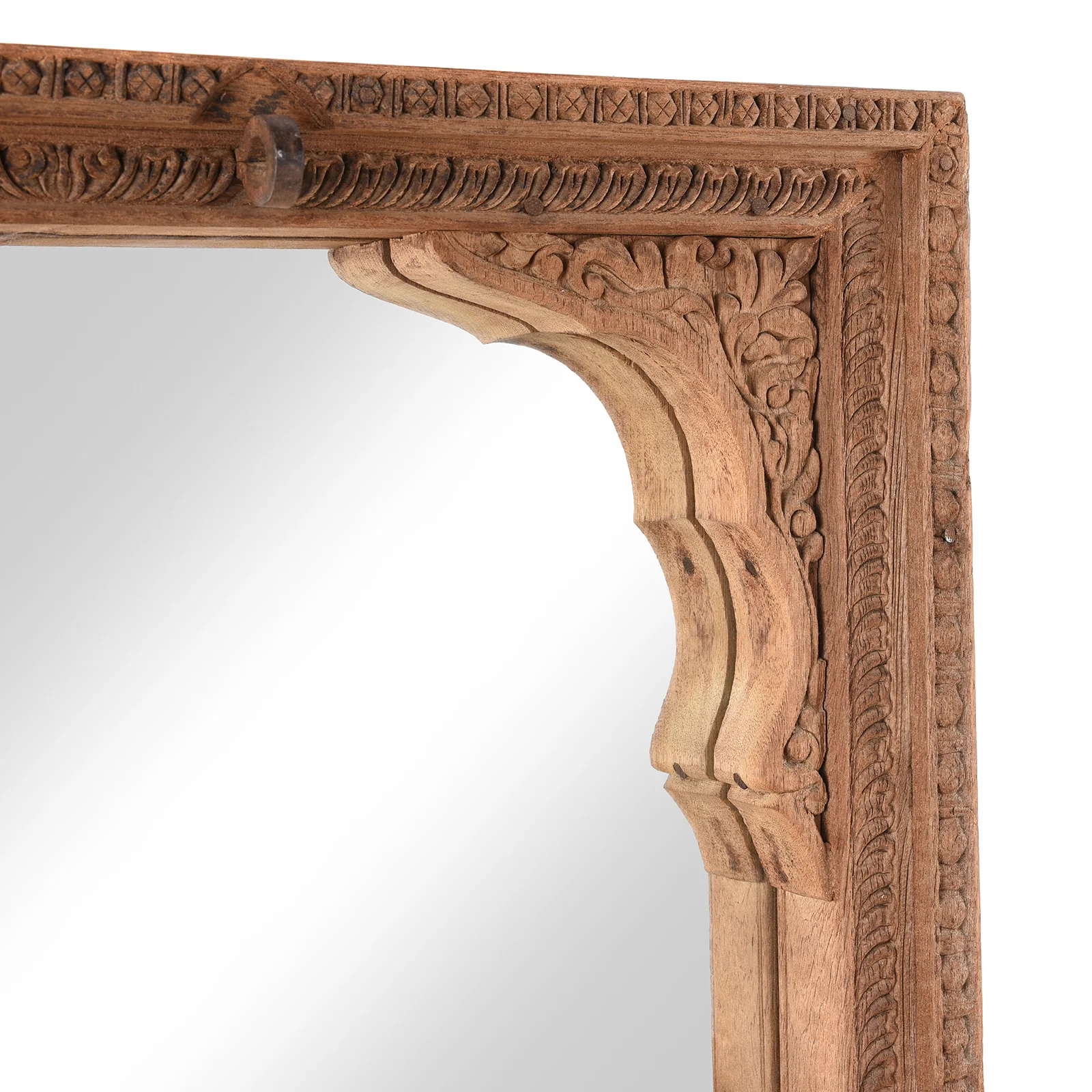 Mirror Made From An Old Shekhawati Window - 19th Century - Image 3
