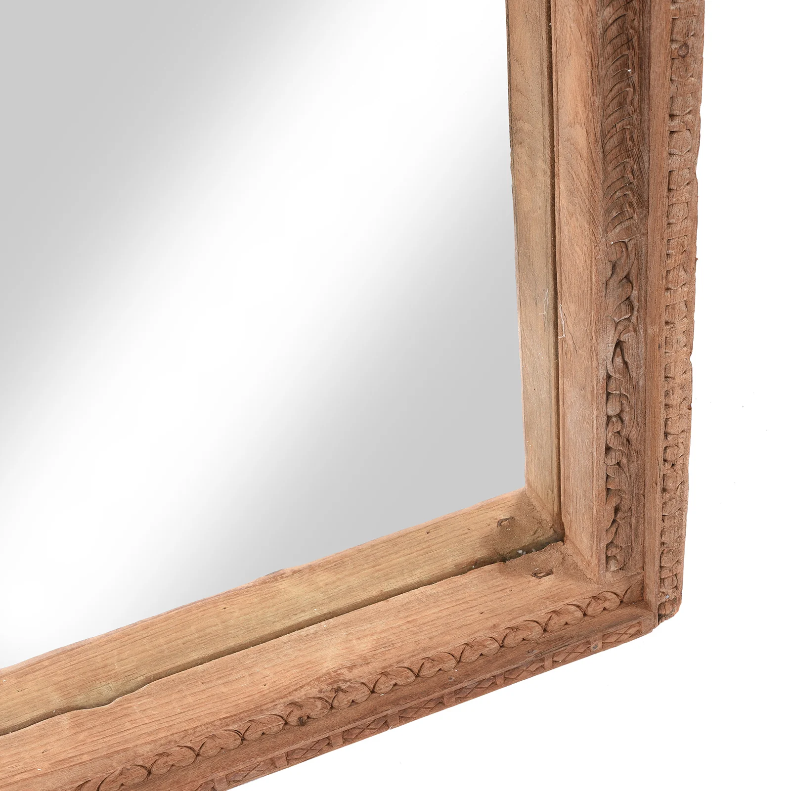 Mirror Made From An Old Shekhawati Window - 19th Century - Image 5