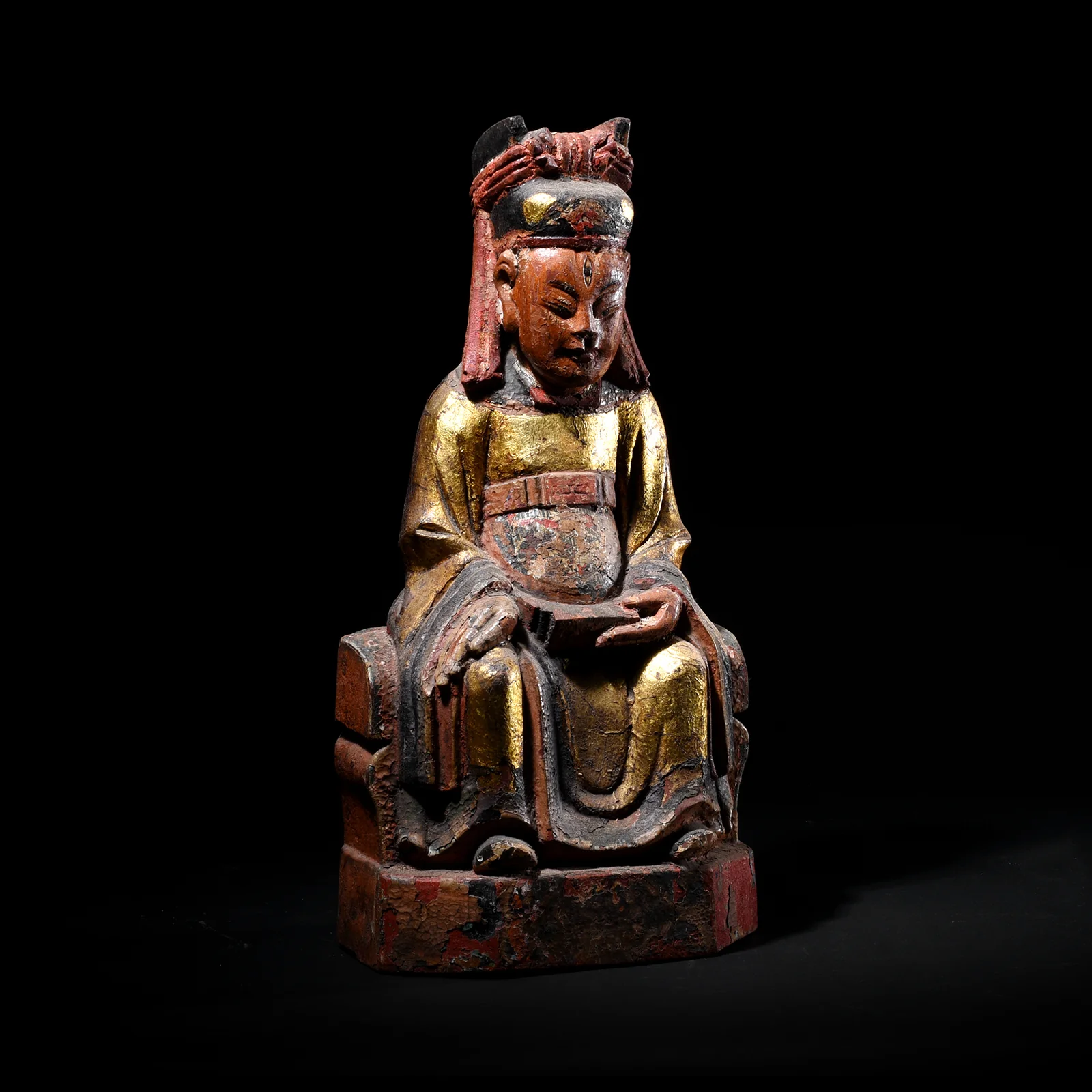 Chinese Erlang Shen Figure - Ming Dynasty