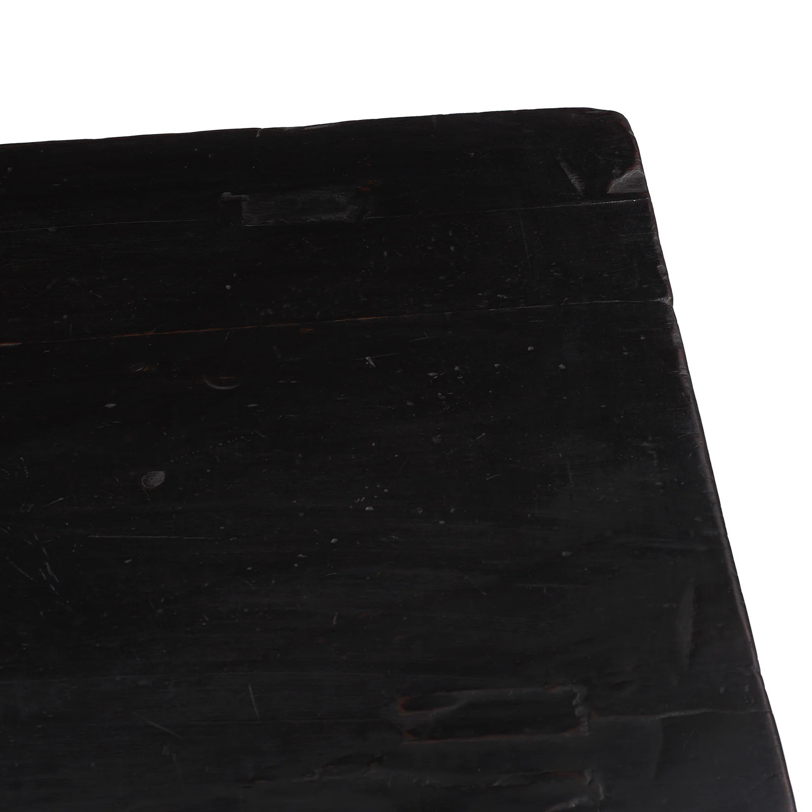 Black Lacquer 4 Drawer Console Table - Late 19th Century - Image 5