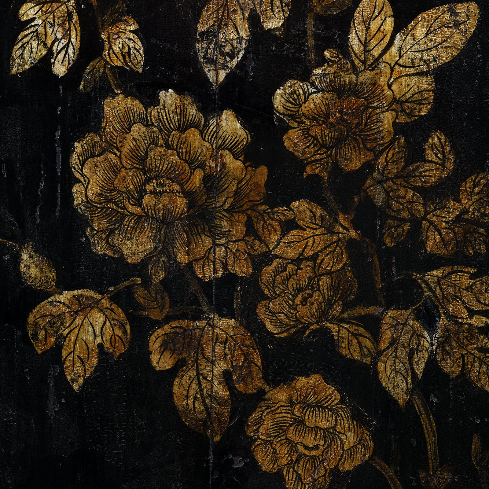 Black Lacquer Wedding Cabinet From Shanxi  -19th Century - Image 7