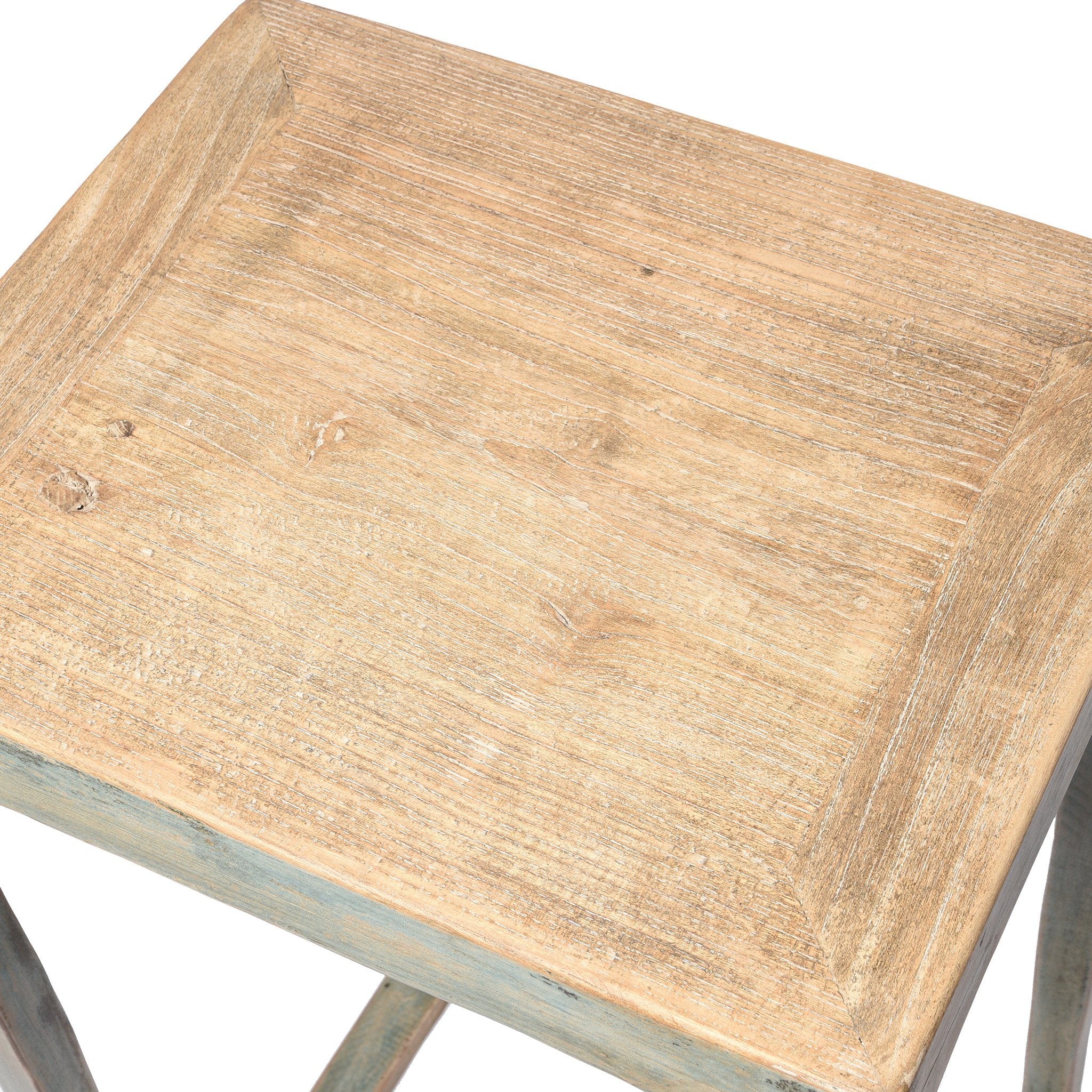 Chinese Flower Stand Made From Reclaimed Elm - Image 4