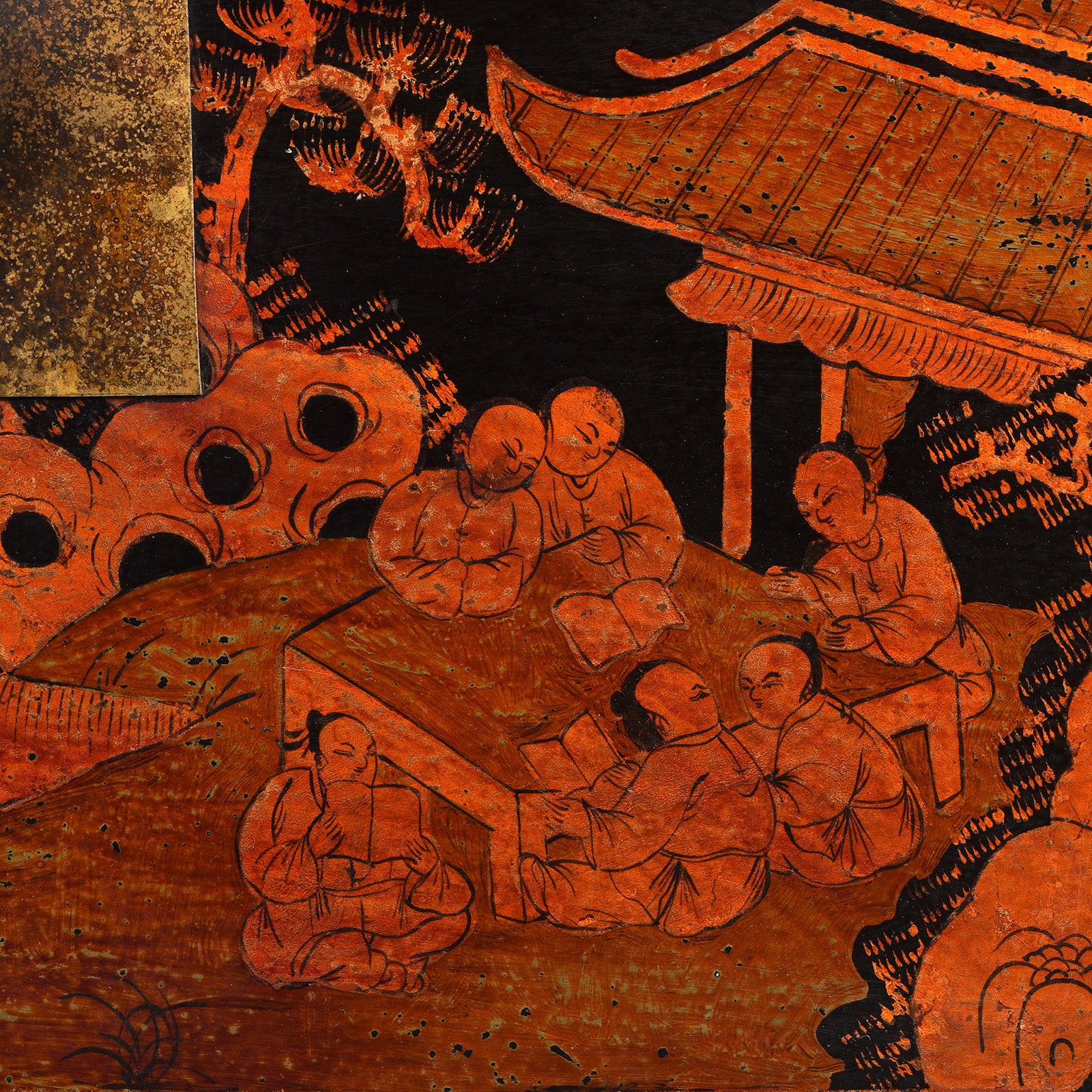 Chinese Painted Lacquer Box - Ca 1930 - Image 14