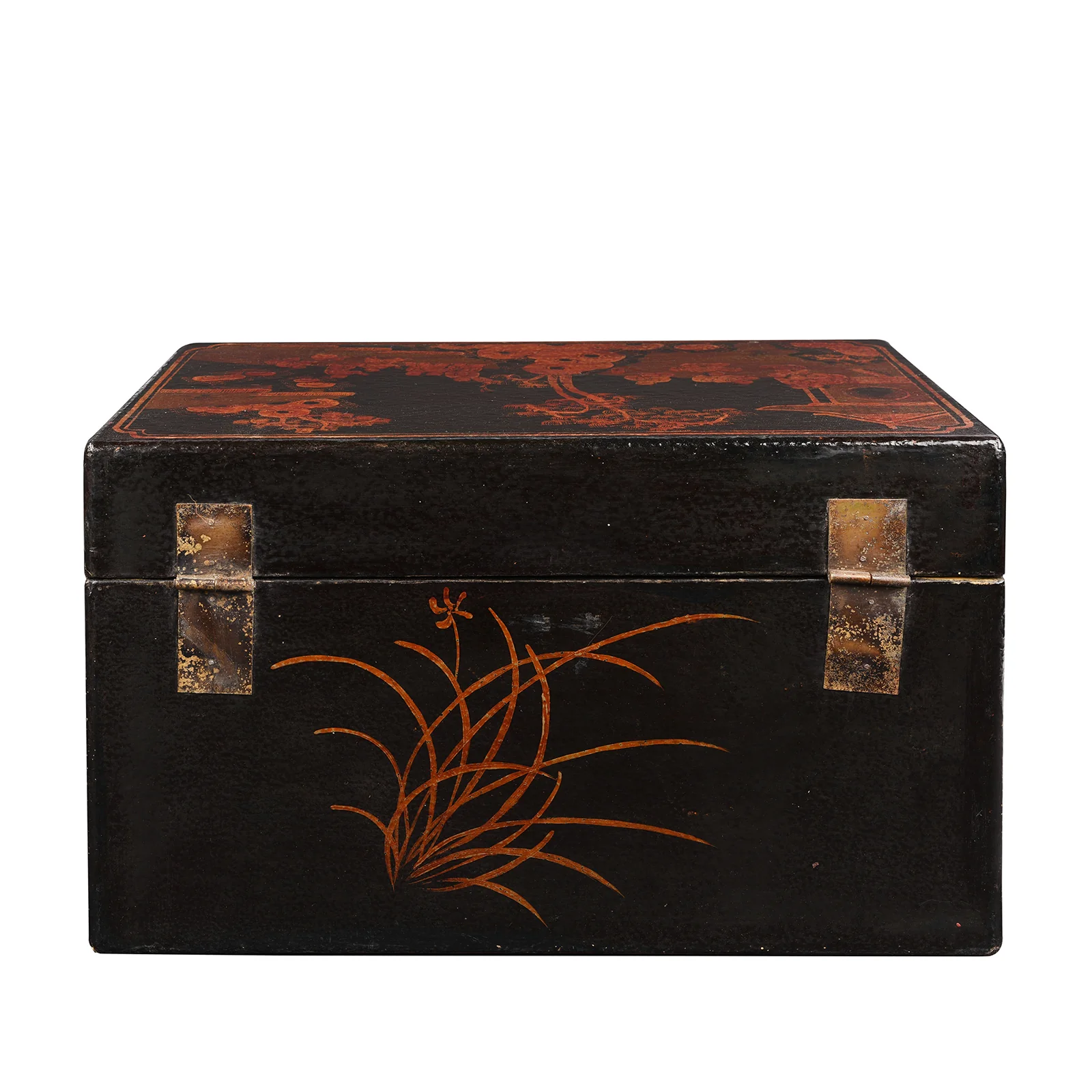 Chinese Painted Lacquer Box - Ca 1930 - Image 5