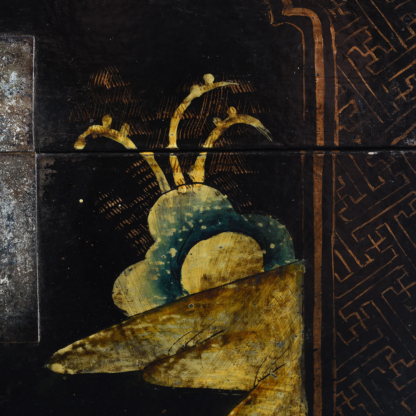 Chinese Painted Lacquer Box From Shanxi - Ca 1930 - Image 11