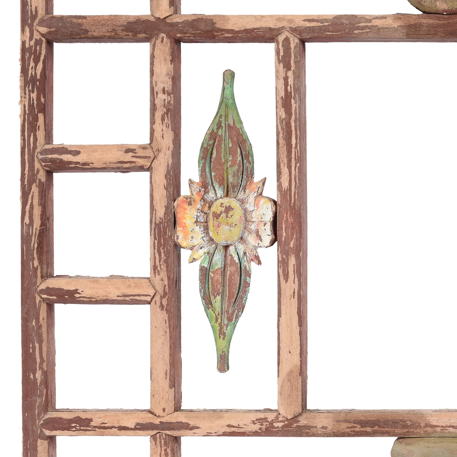 Chinese Painted Window Screen Panel From Shanxi - 19th Century - Image 8