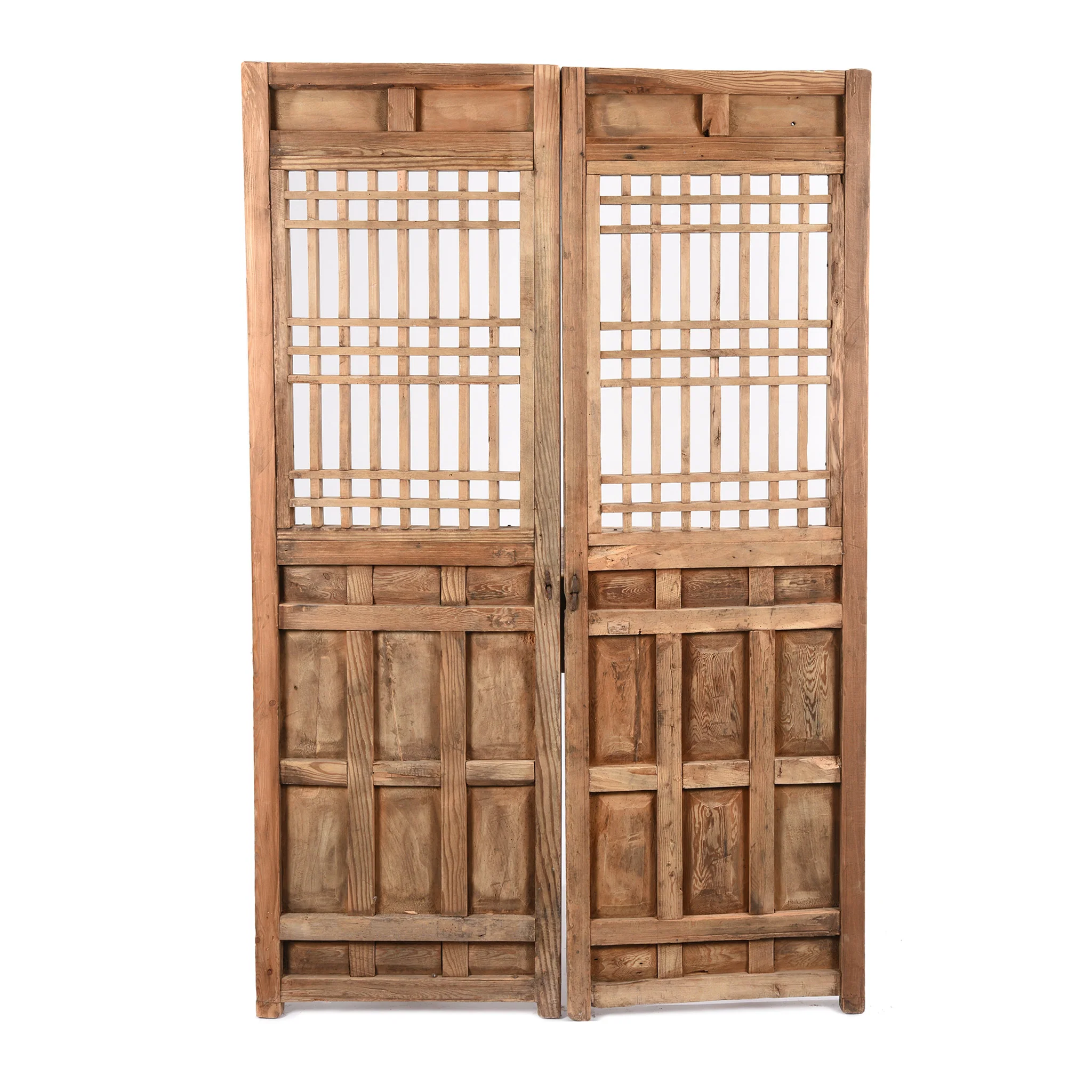 Chinese Pine Door Screen Panels - 19thC - Image 6