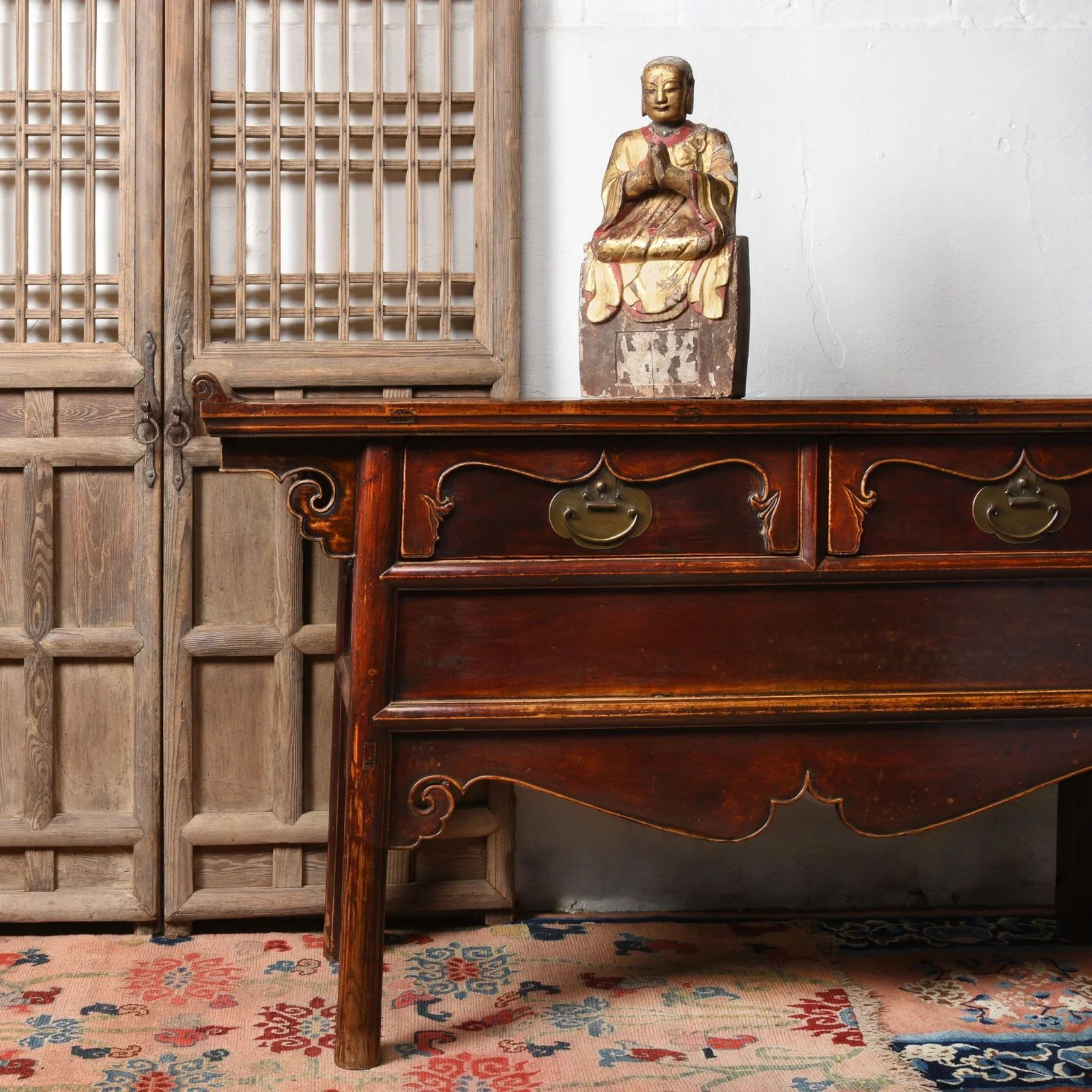 Chinese Pine Window Screen - 19th Century - Image 2