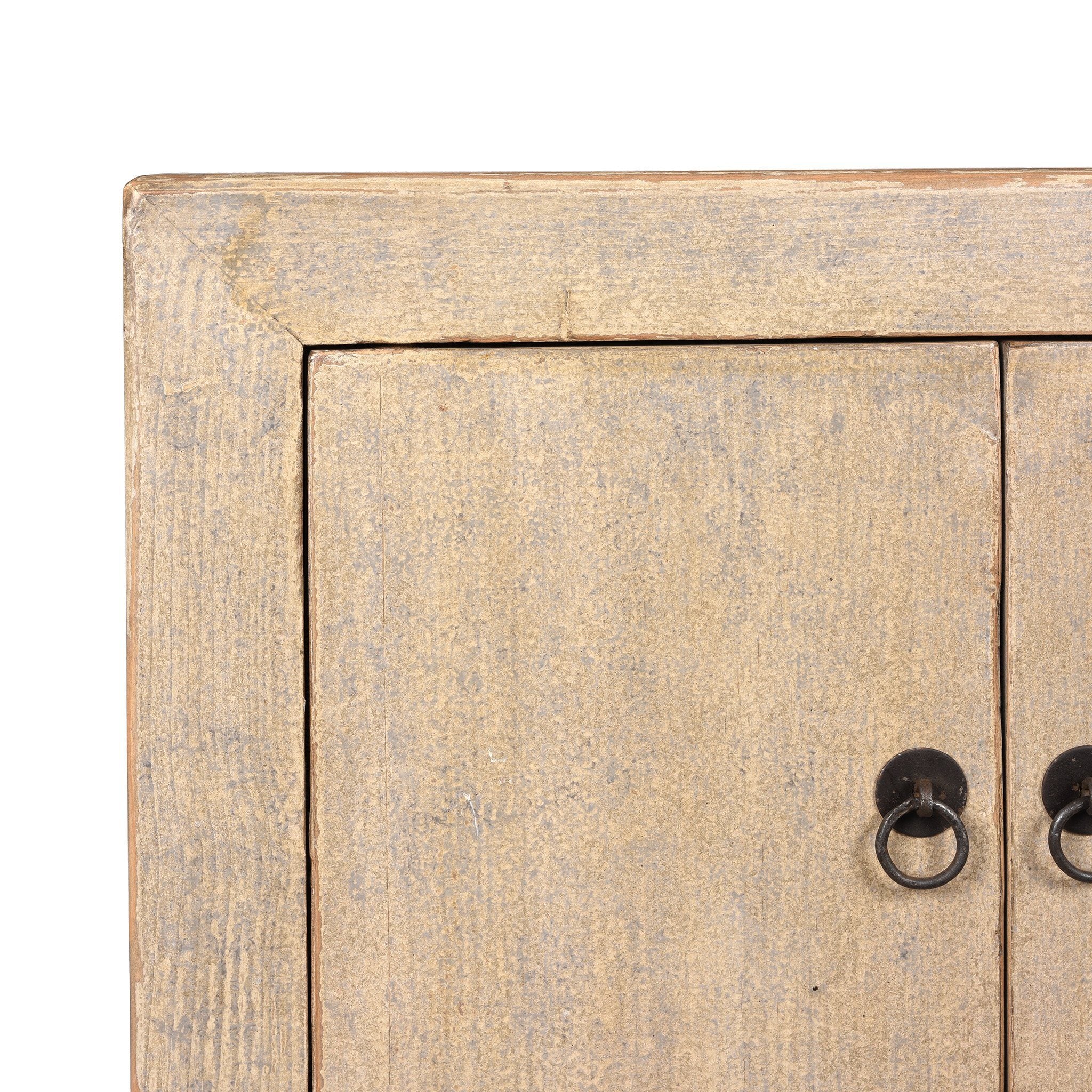 Painted Chinese Side Cabinet Made From Reclaimed Pine - Image 4