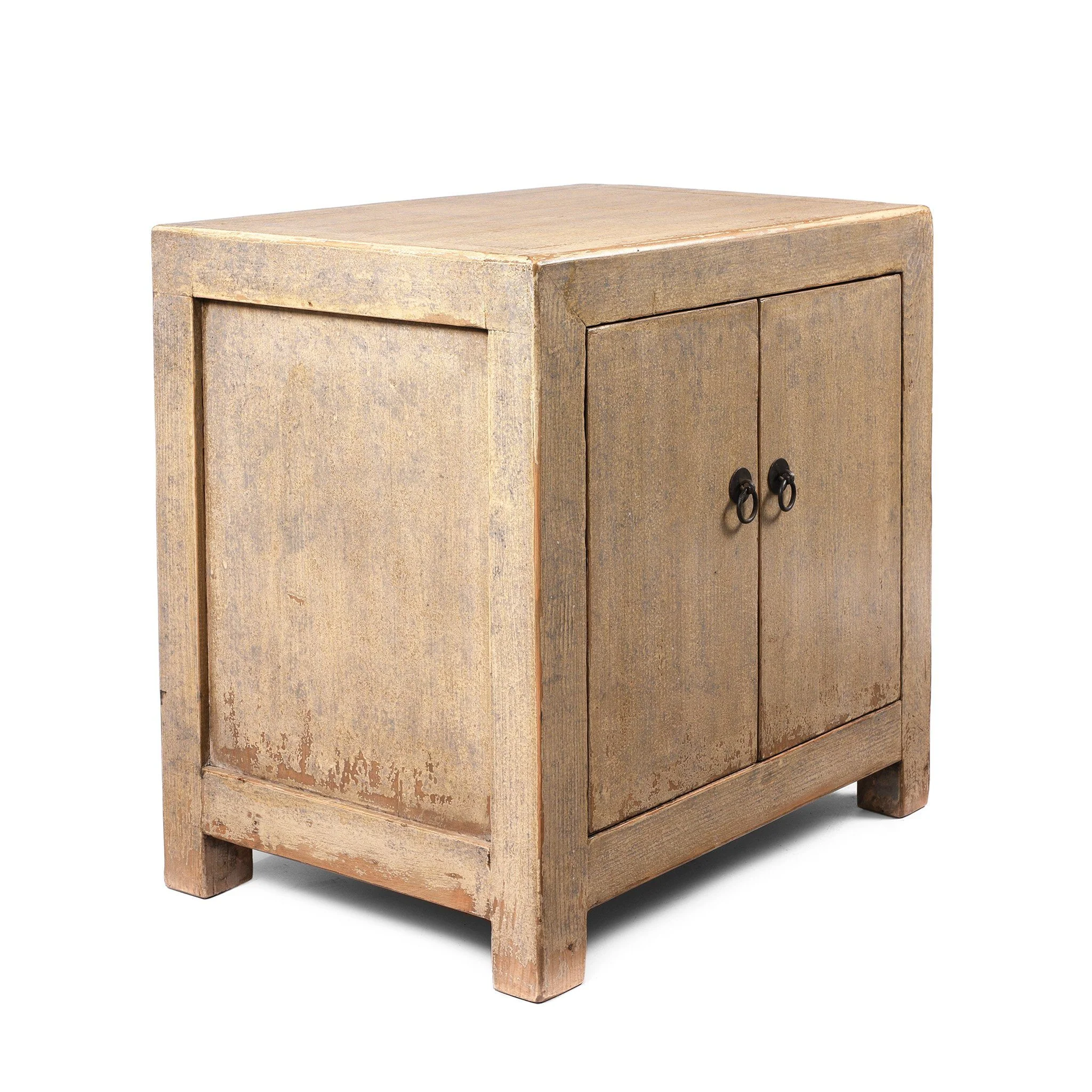 Painted Chinese Side Cabinet Made From Reclaimed Pine - Image 6