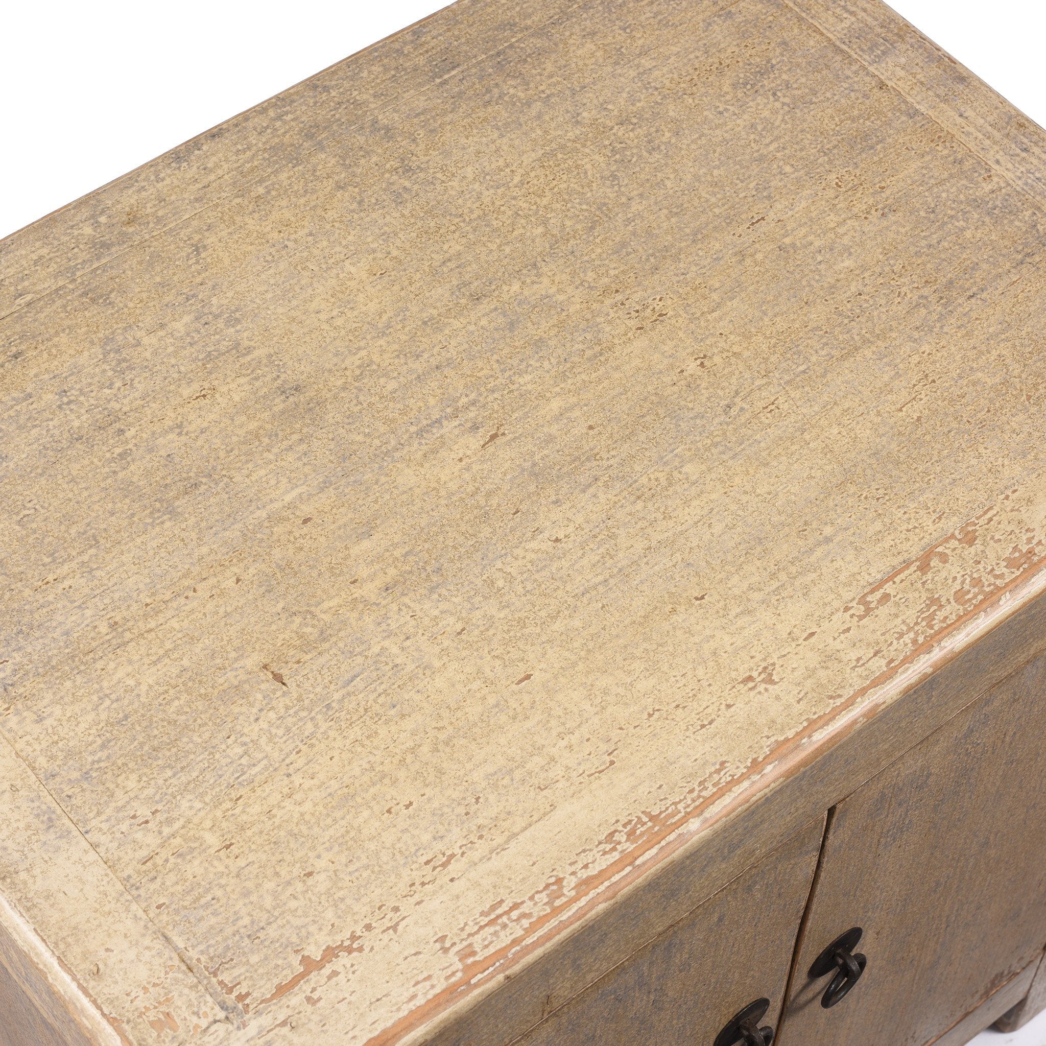 Painted Chinese Side Cabinet Made From Reclaimed Pine - Image 7