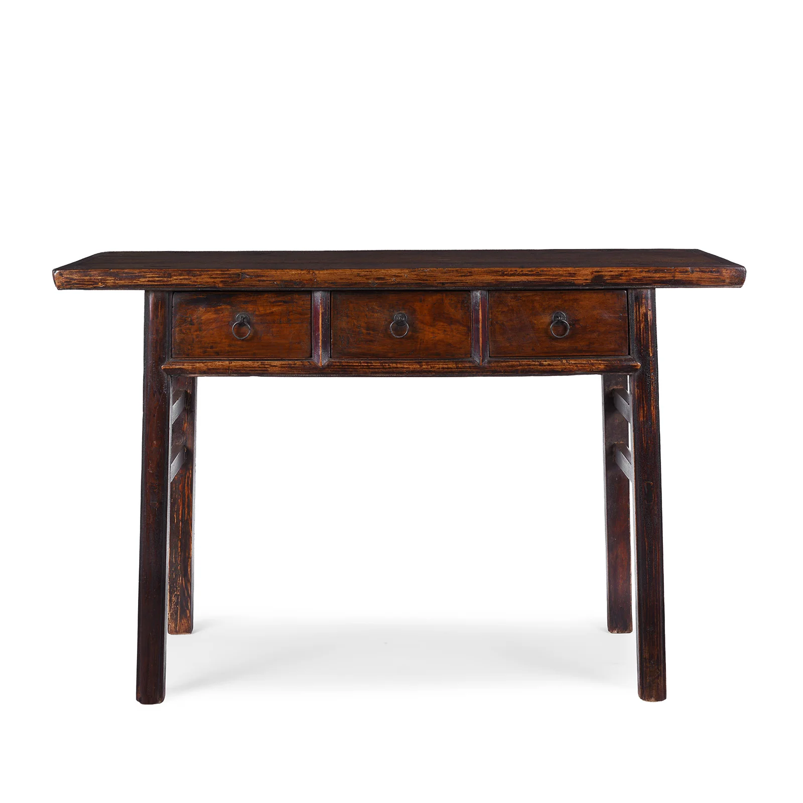3 Drawer Console Table From Shanxi - 19th Century