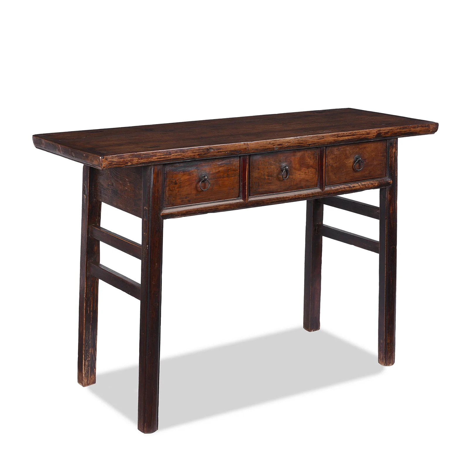 3 Drawer Console Table From Shanxi - 19th Century - Image 3