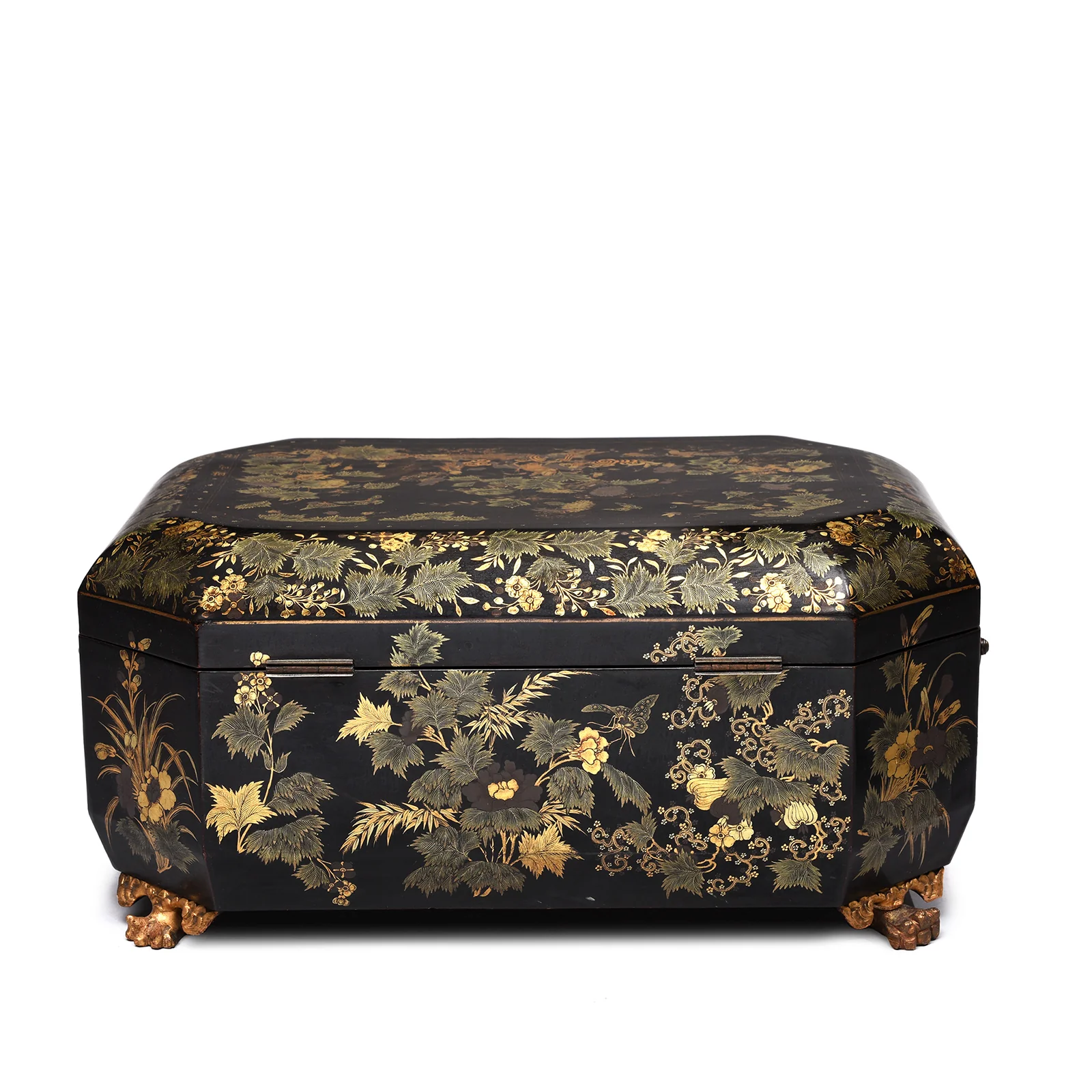 Canton Export Lacquer Sewing Box - Qing Dynasty Early 19thC - Image 7