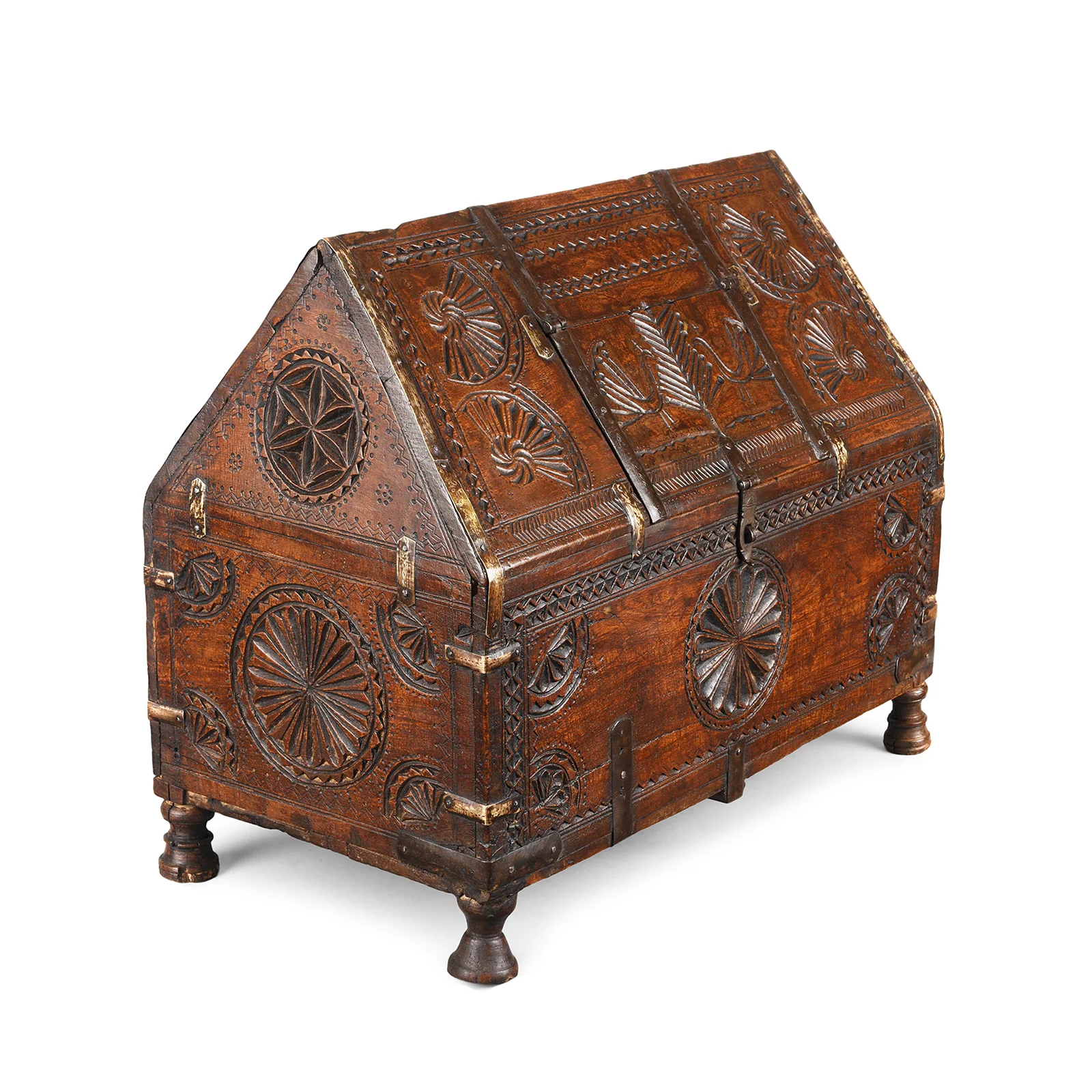 Hut Shaped Dowry Box From Jaisalmer - 19th Century - Image 2
