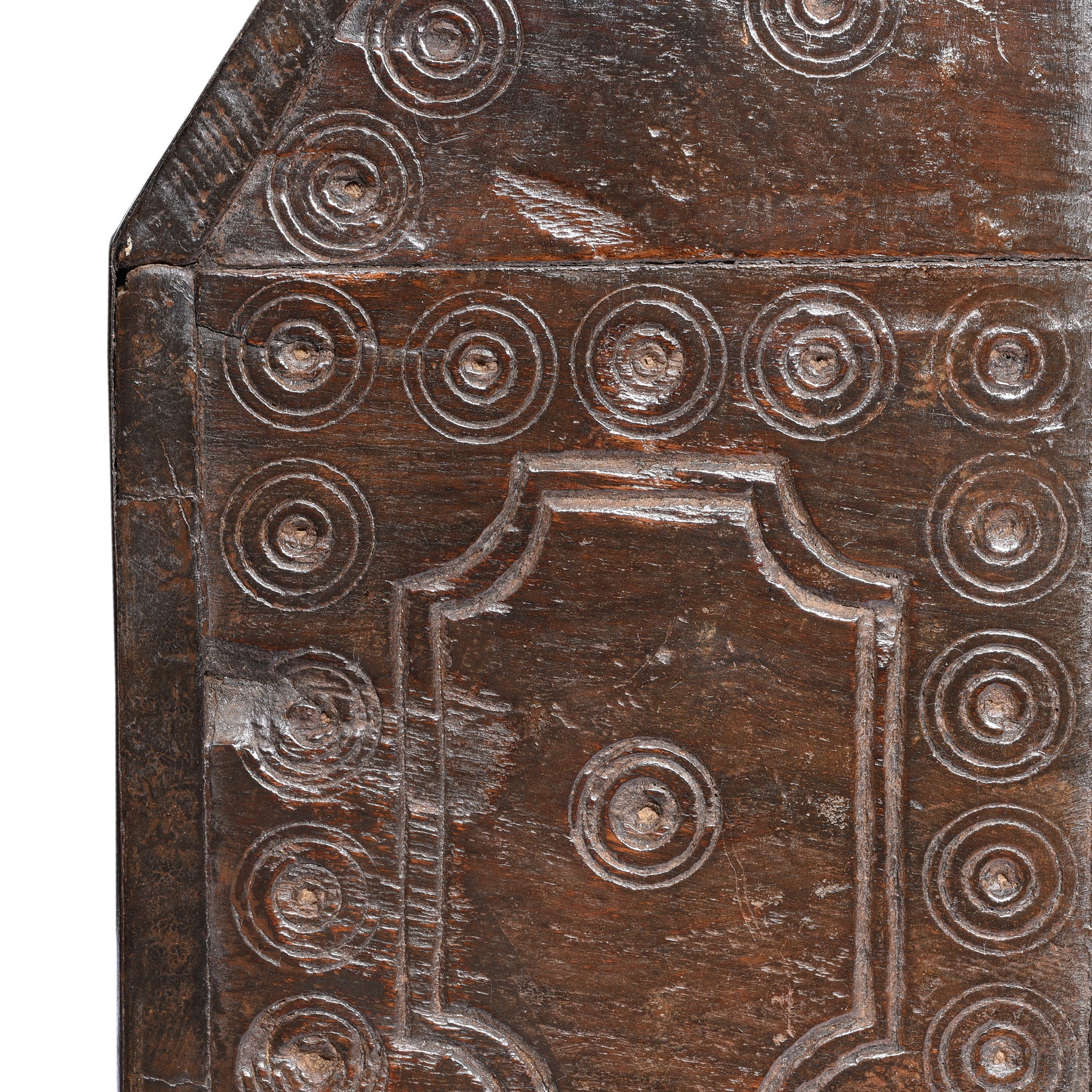 Chip Carved Dowry Hut Box From Rajasthan - 19thC - Image 11