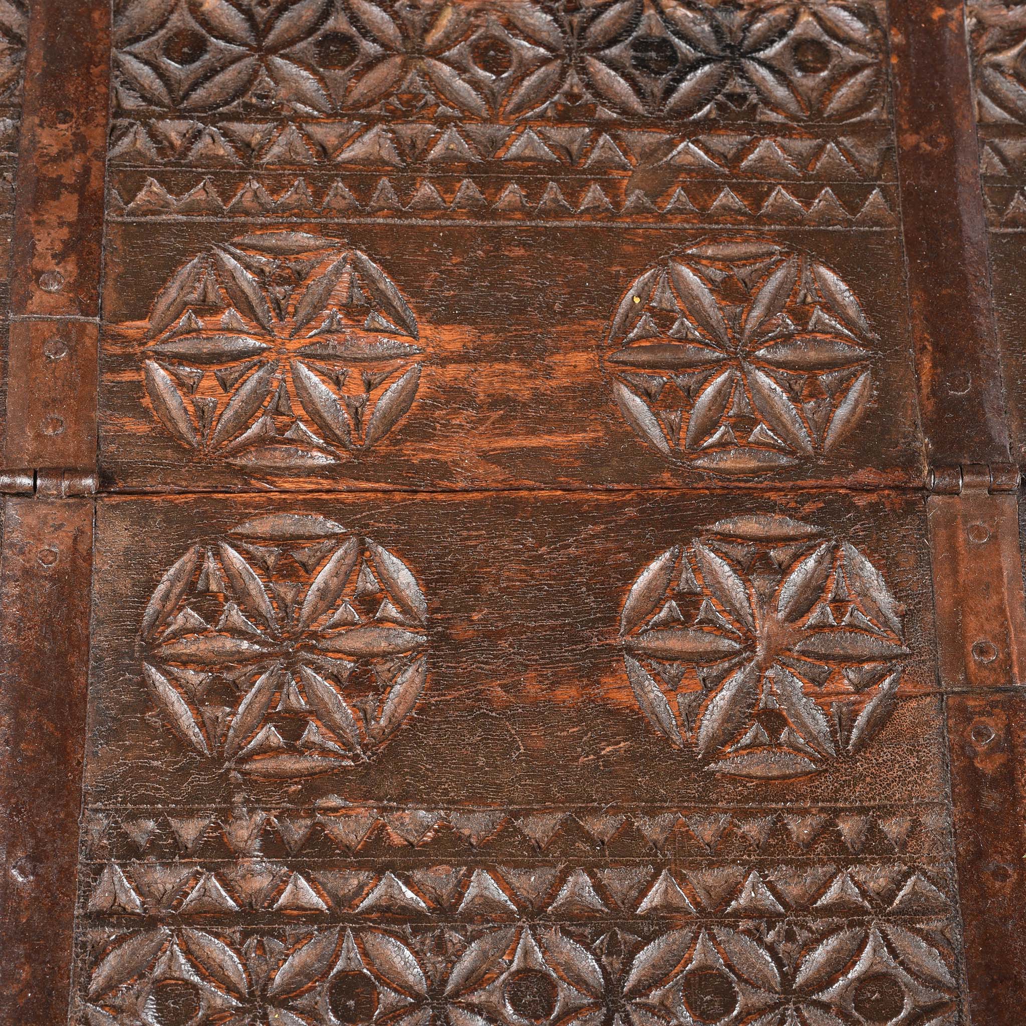 Chip Carved Indian Merchants Box From Rajasthan - 19thC - Image 8