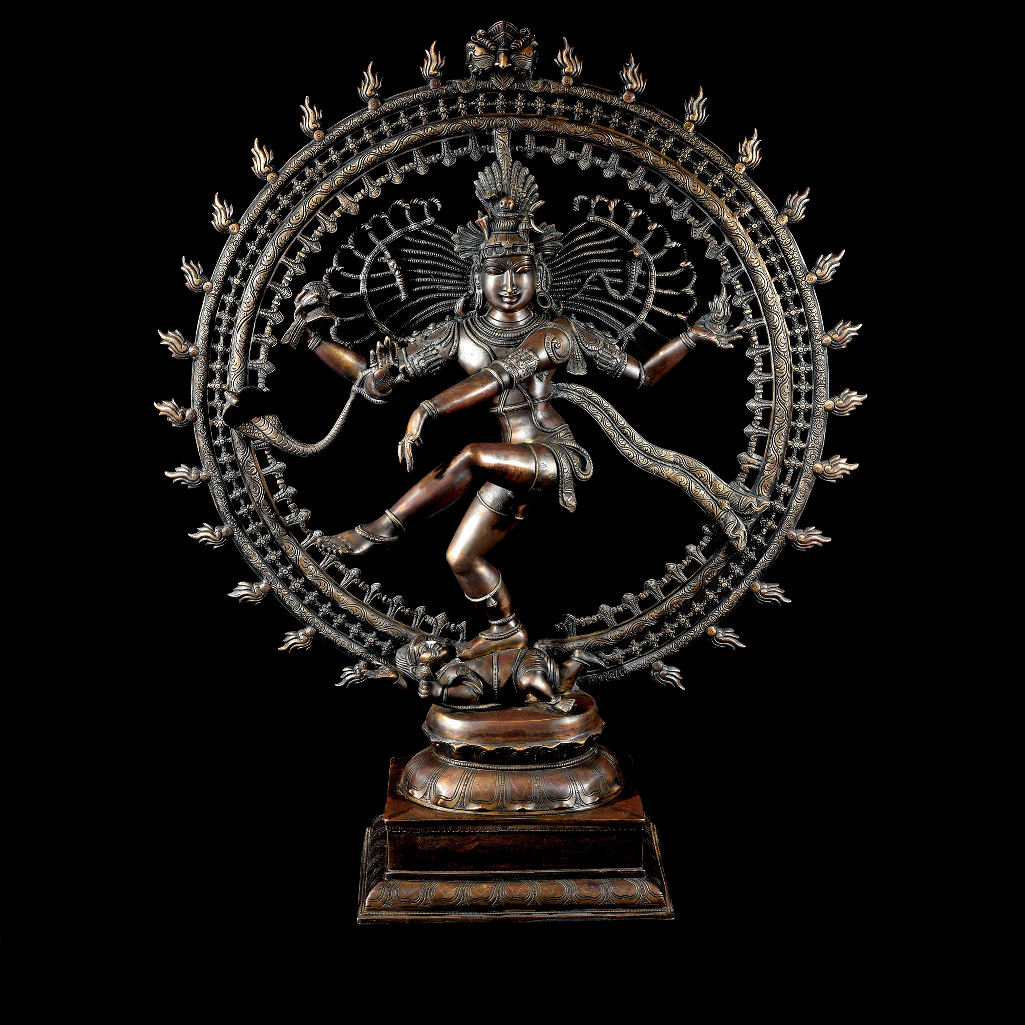 Chola Style Brass Shiva Nataraja From South India