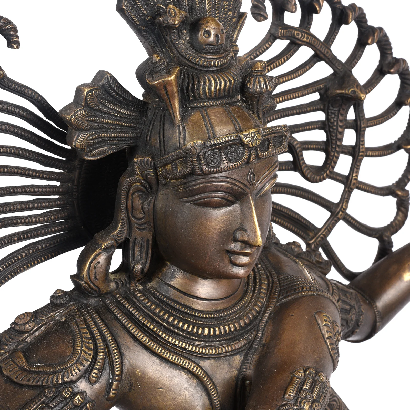 Chola Style Brass Shiva Nataraja From South India - Image 4