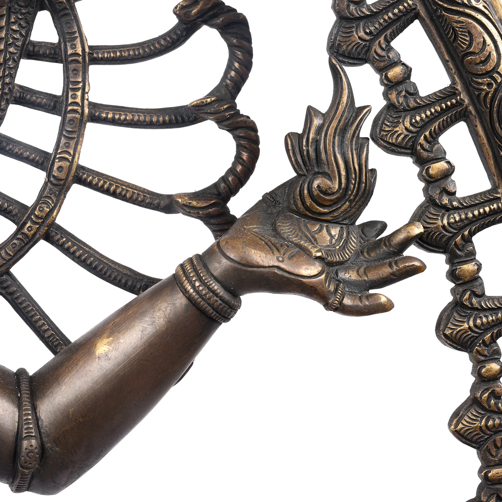 Chola Style Brass Shiva Nataraja From South India - Image 6