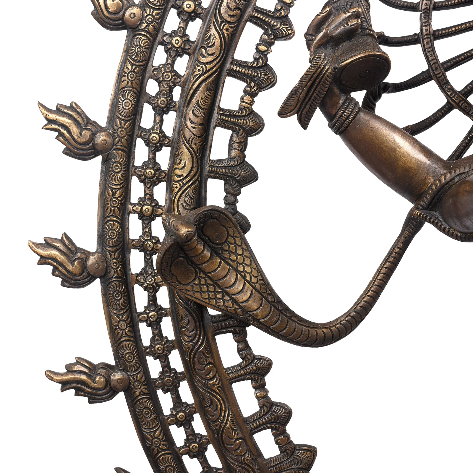 Chola Style Brass Shiva Nataraja From South India - Image 7
