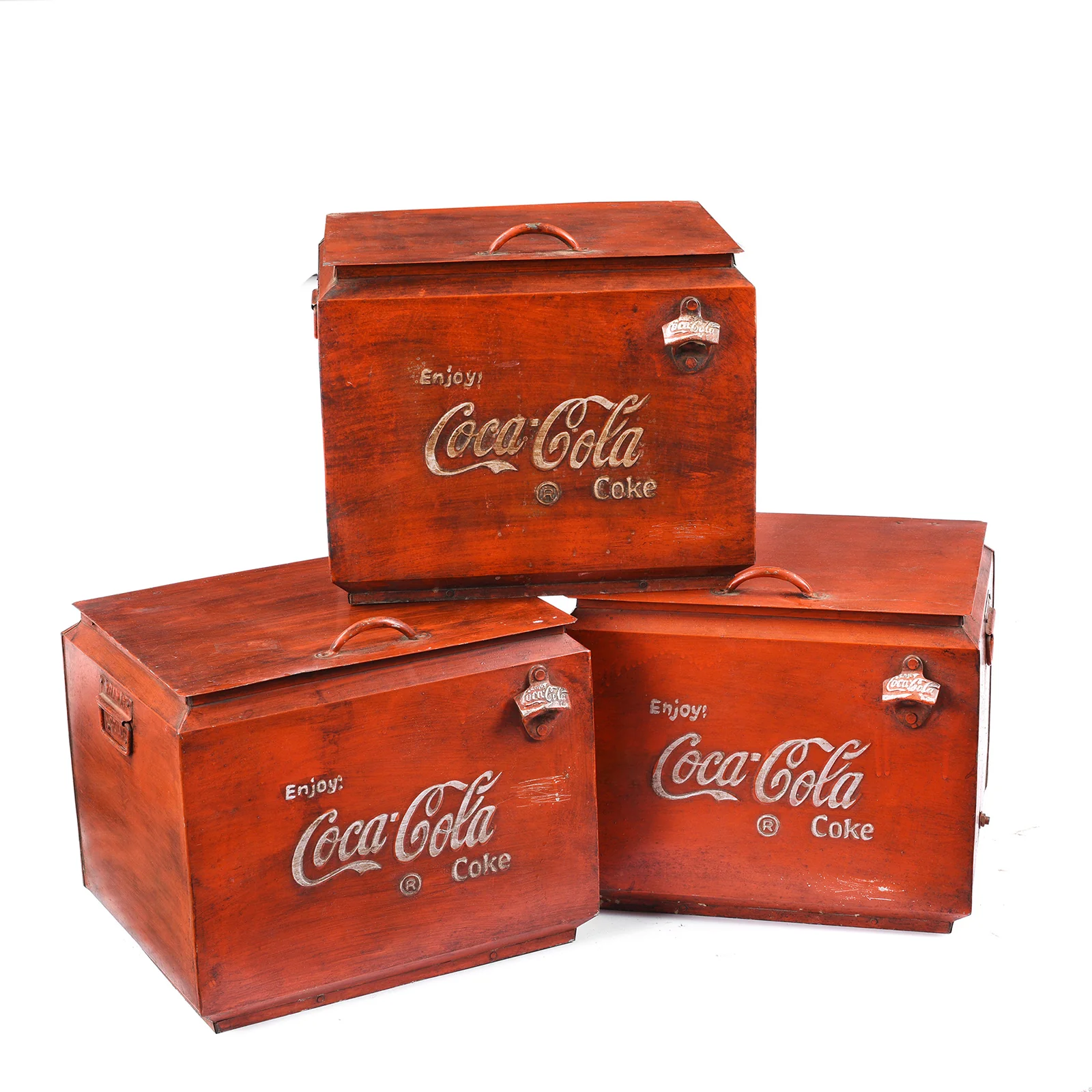 Vintage Coca Cola Cool Box - Image 5