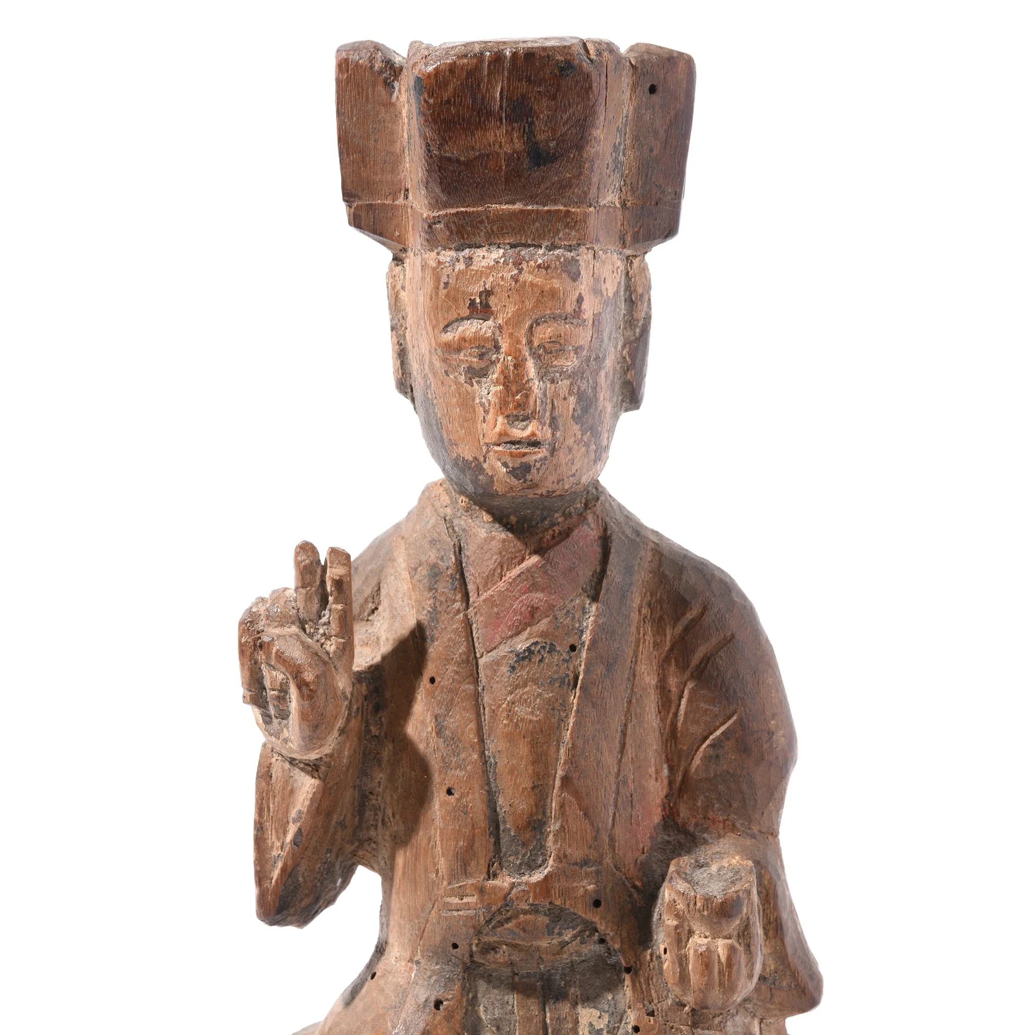 Chinese Immortal or Ancestor Figure - 19thC - Image 2