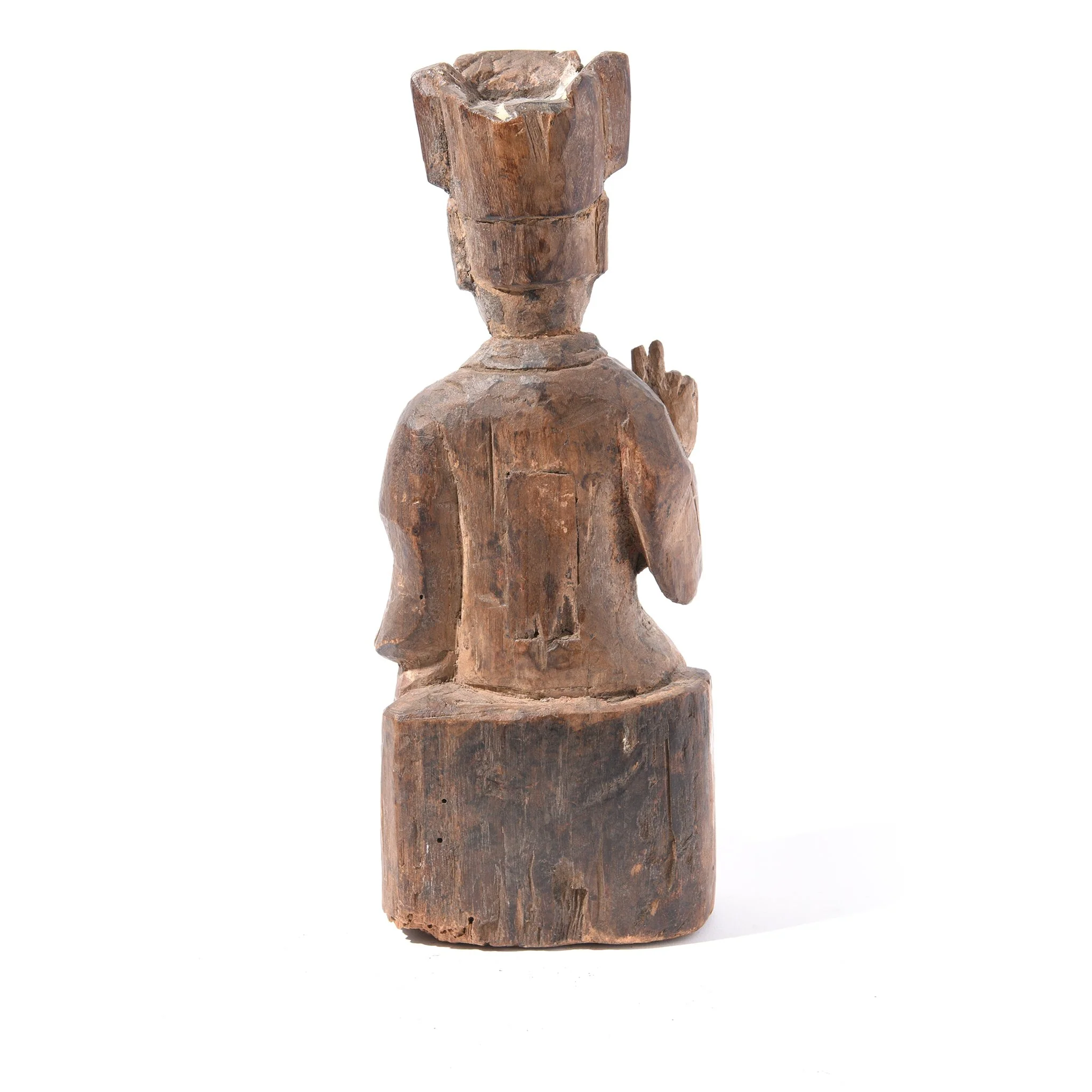 Chinese Immortal or Ancestor Figure - 19thC - Image 4