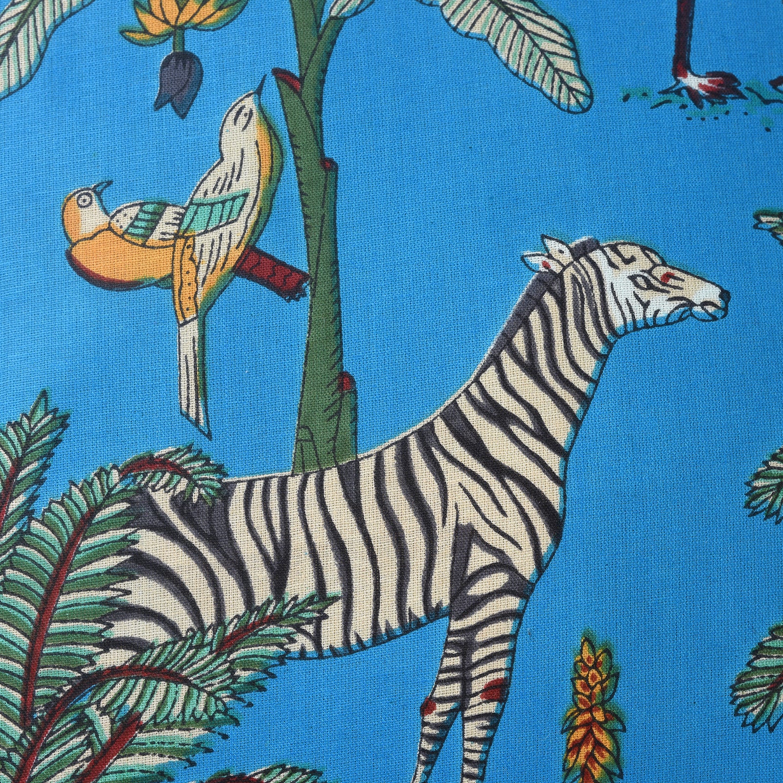 Jungle Animal Print Cushion with Pad - Various Colours - Image 11