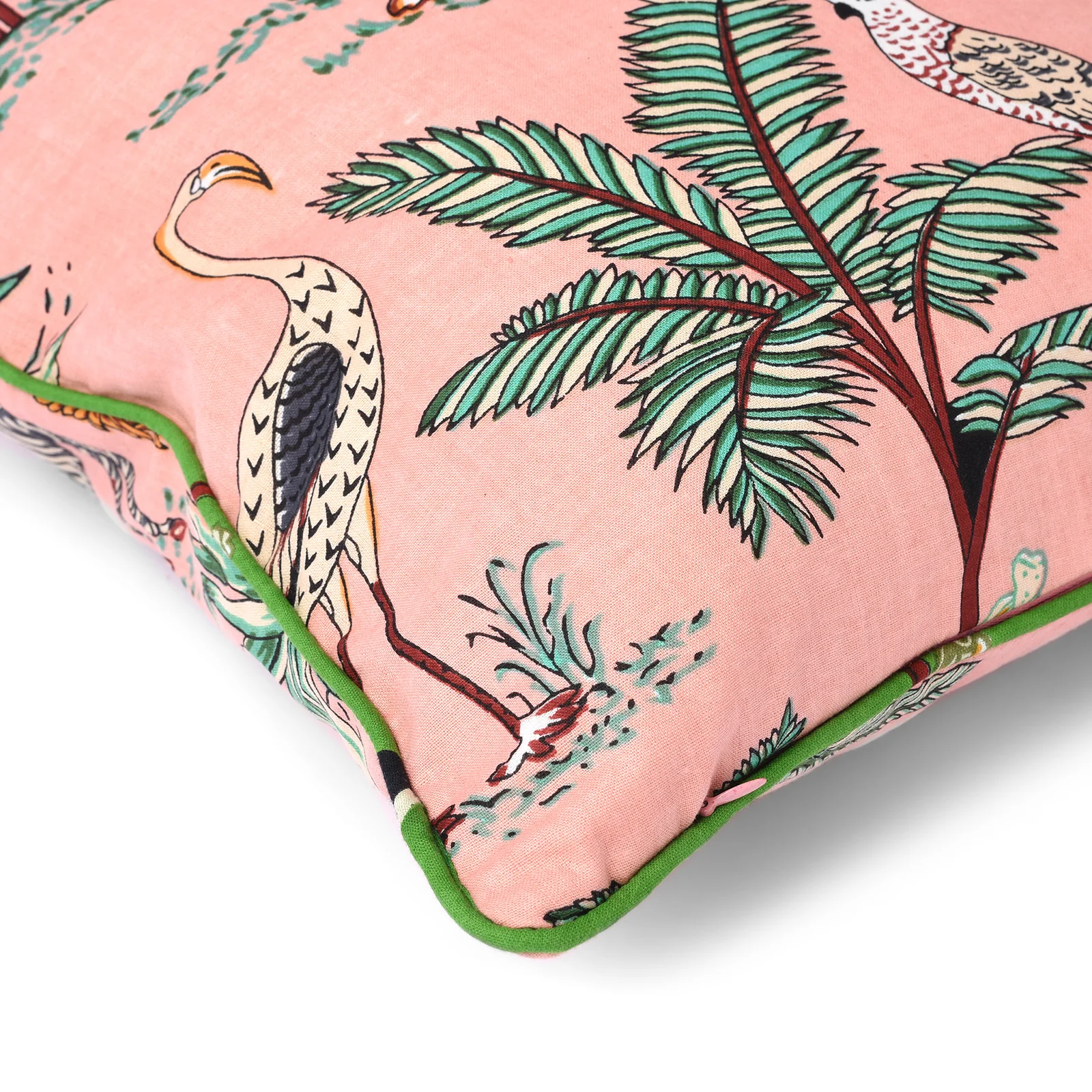 Jungle Animal Print Cushion with Pad - Various Colours - Image 6