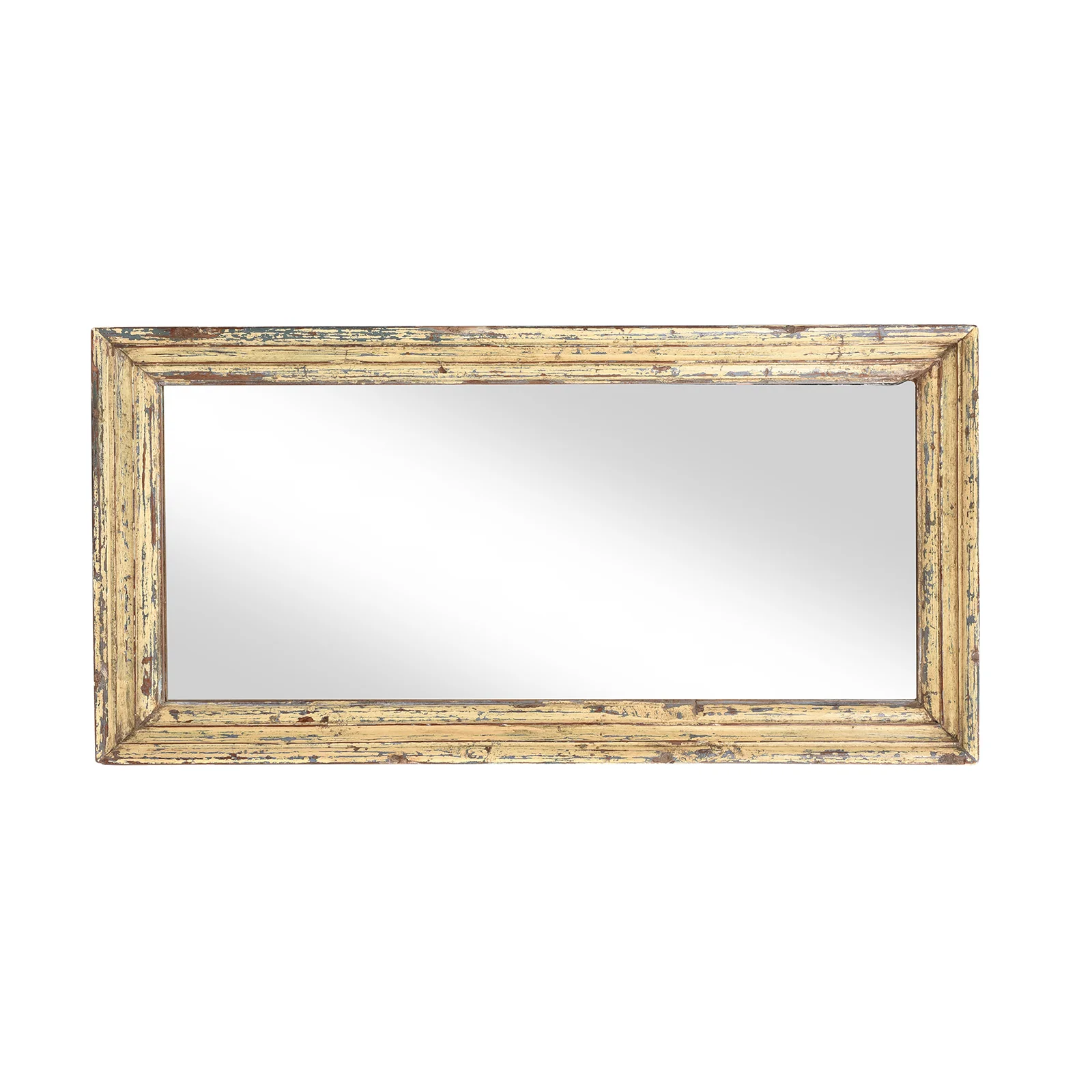 Cream Painted Indian Mirror - Image 2