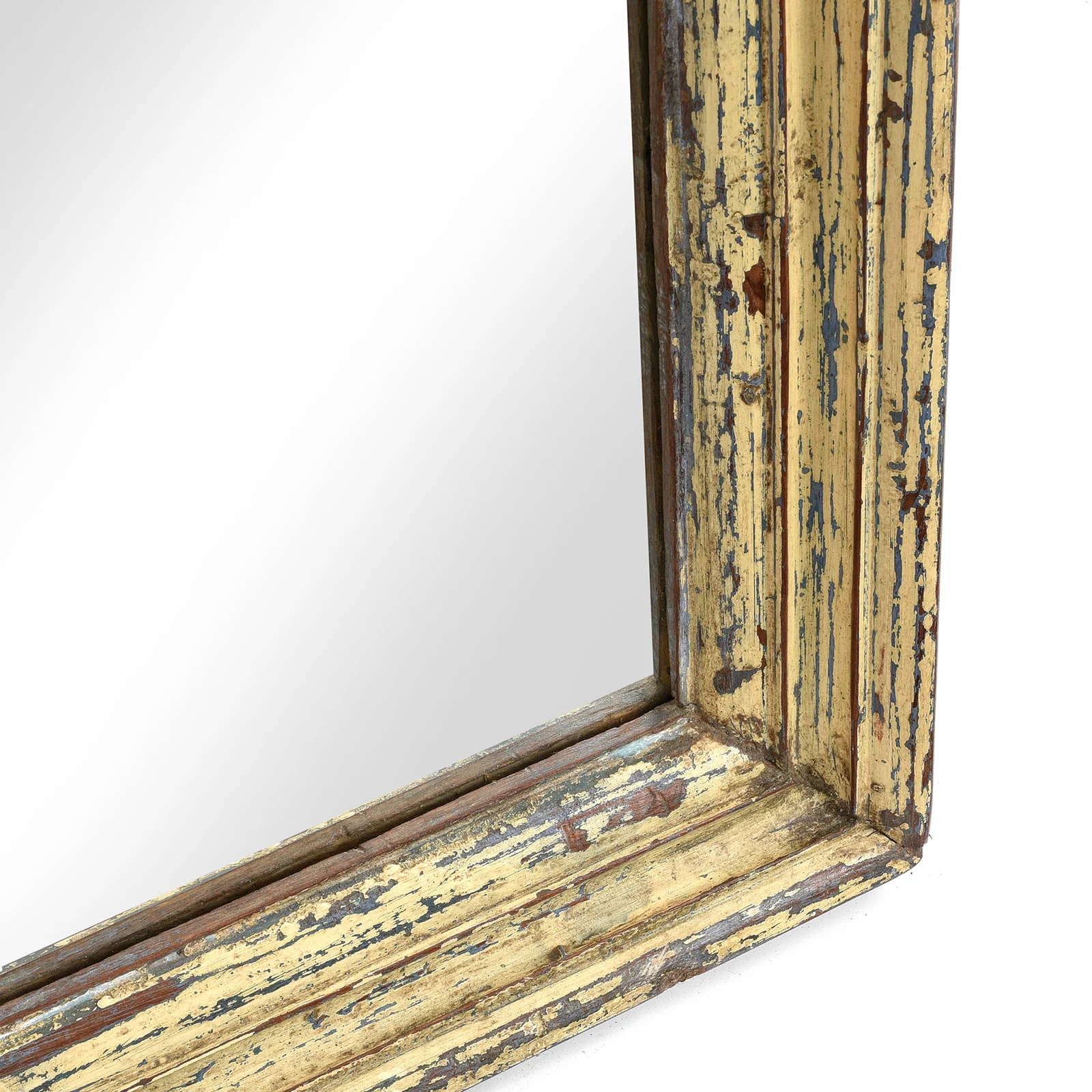 Cream Painted Indian Mirror - Image 6