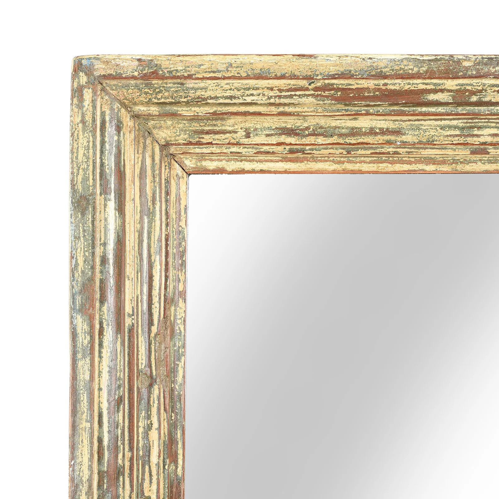 Cream Painted Indian Mirror (153 x 61cm) - Image 3