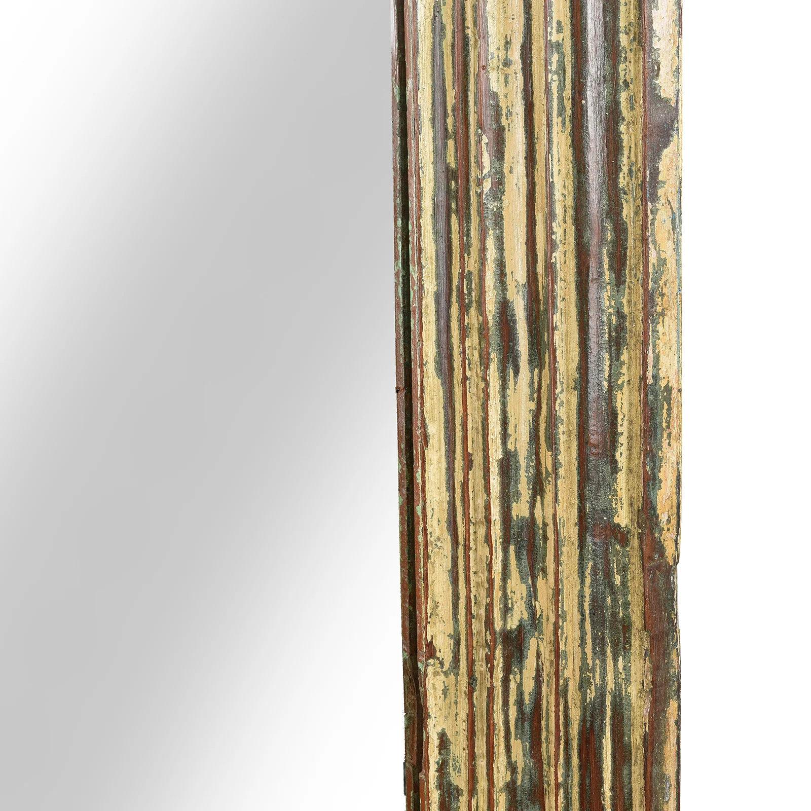 Cream Painted Indian Mirror (153 x 61cm) - Image 4