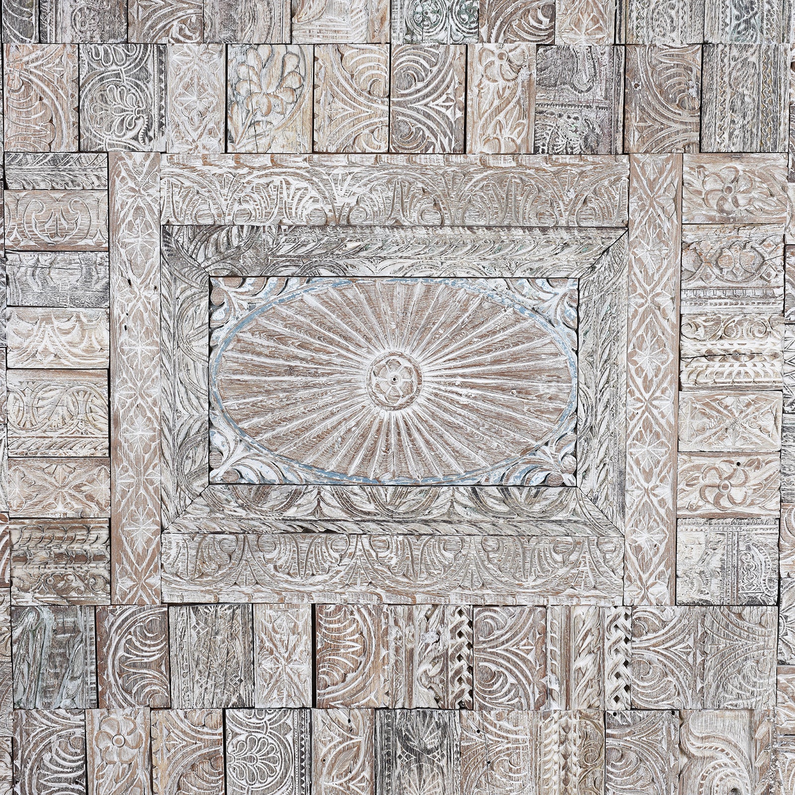 Decorative Panel Made From Indian Architectural Carvings - Image 12