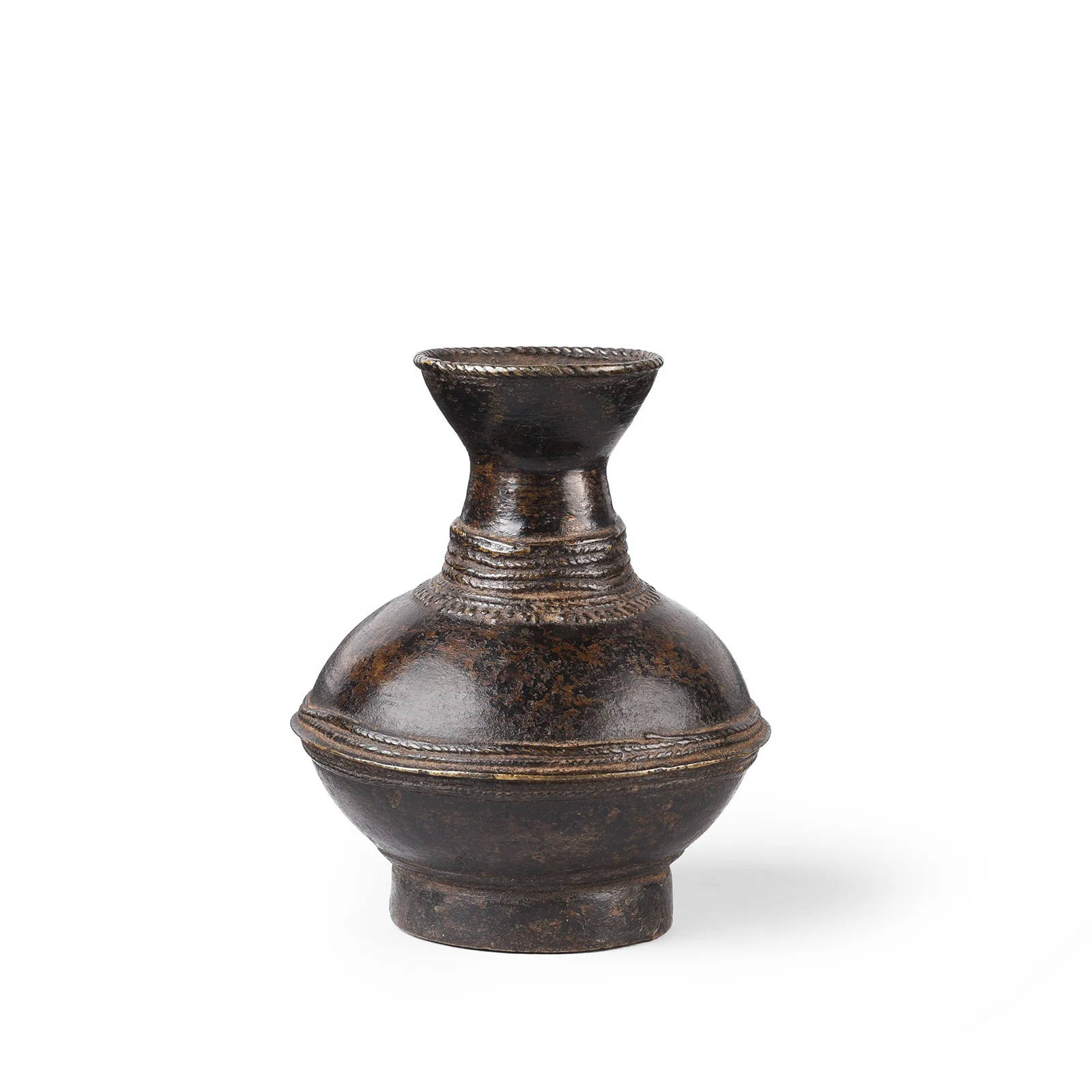 Dhokra Brass Pot From Orissa - Ca 1920's - Image 4