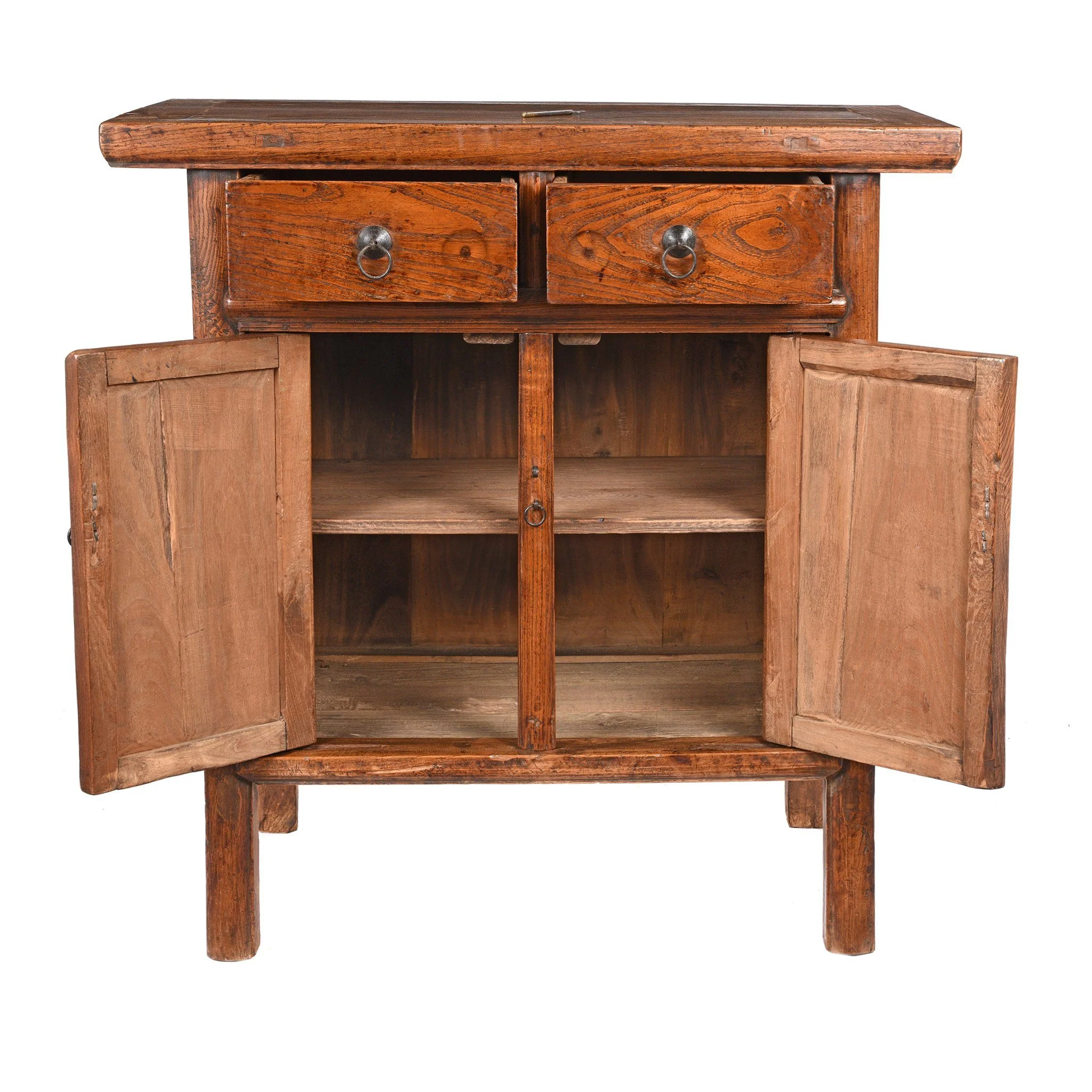 2 Drawer Cabinet From Gansu Province - 19thC - Image 3