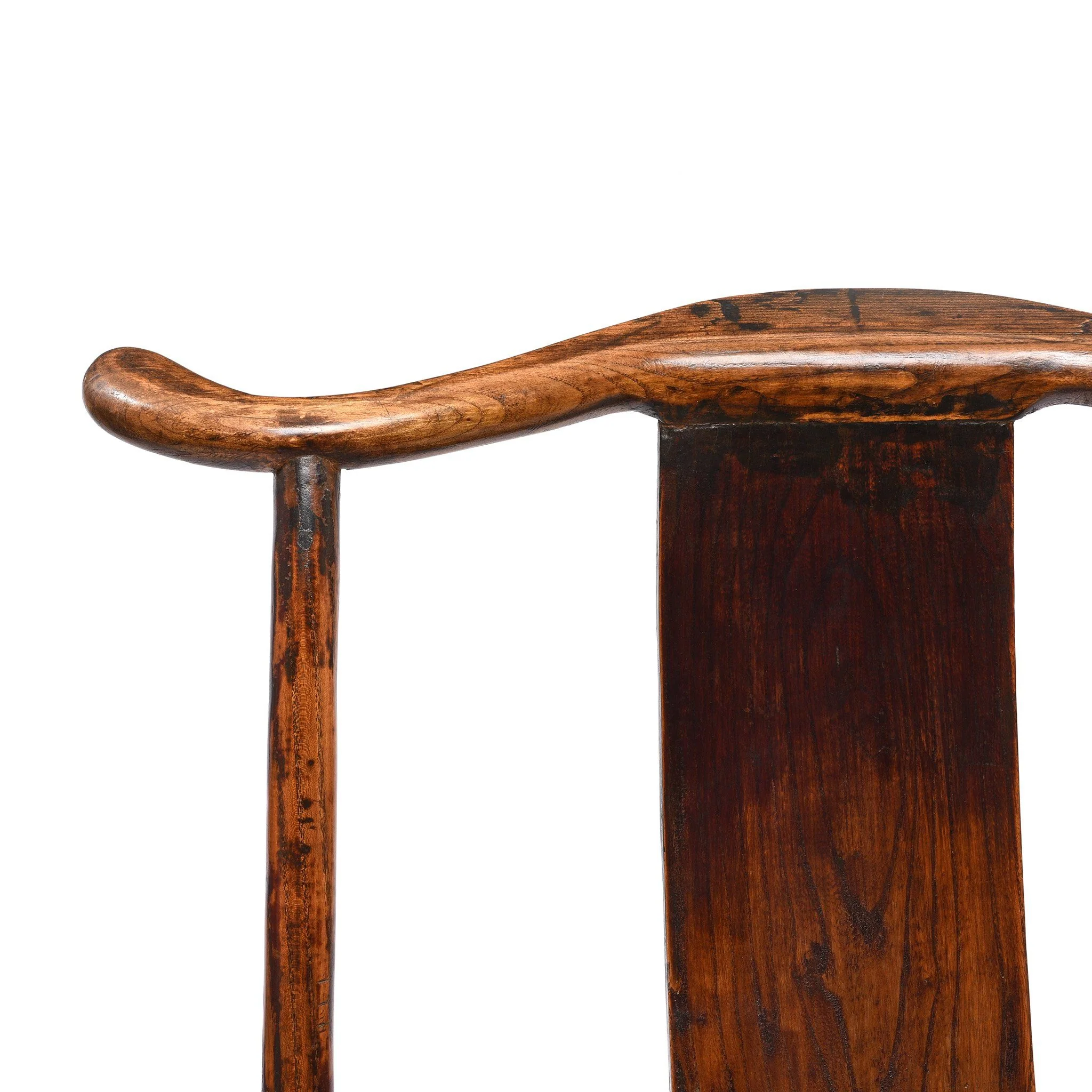 Elm Chinese Officials Hat Chair From Shanxi - 19thC - Image 5