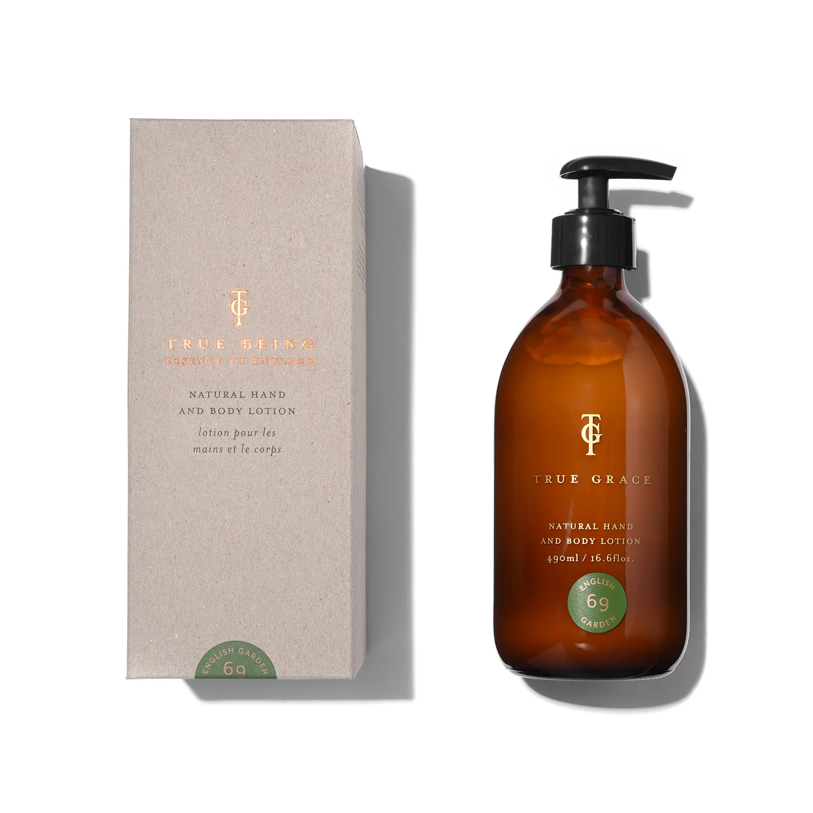 English Garden Natural Hand & Body Lotion (No.69)
